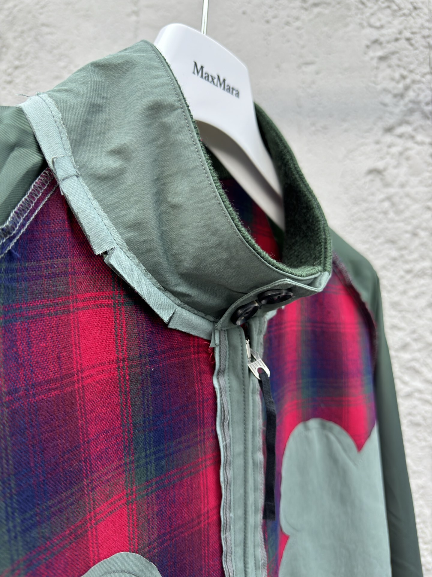 Madison Margiela 拼接格纹外套 8