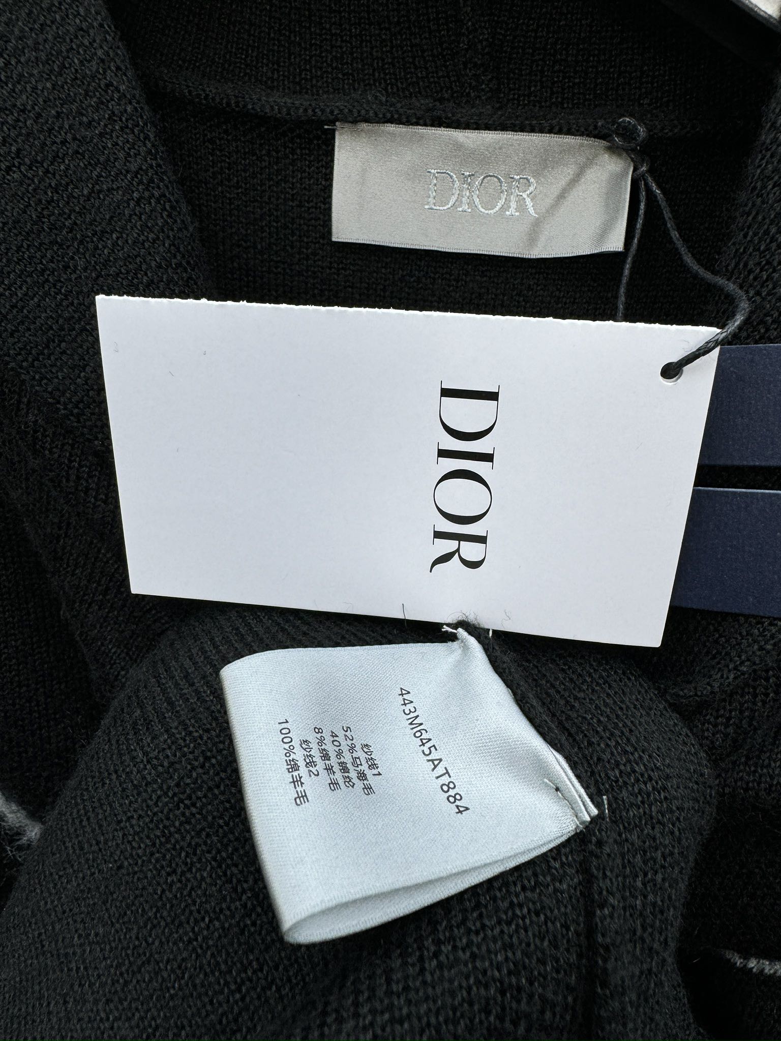 DIOR 马海毛字母帽衫 9