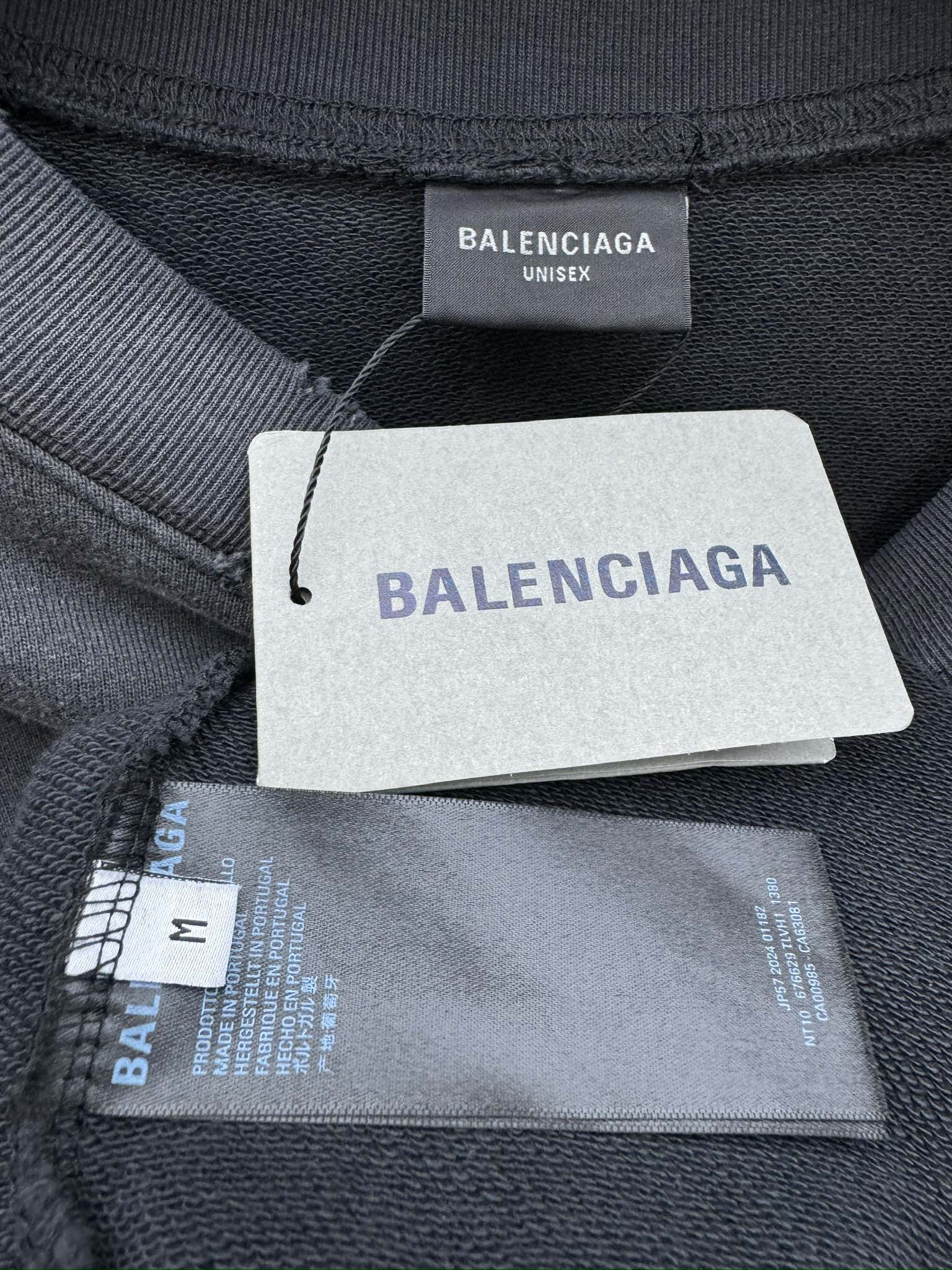 Balenciaga 美纹纸做旧渐变卫衣 9