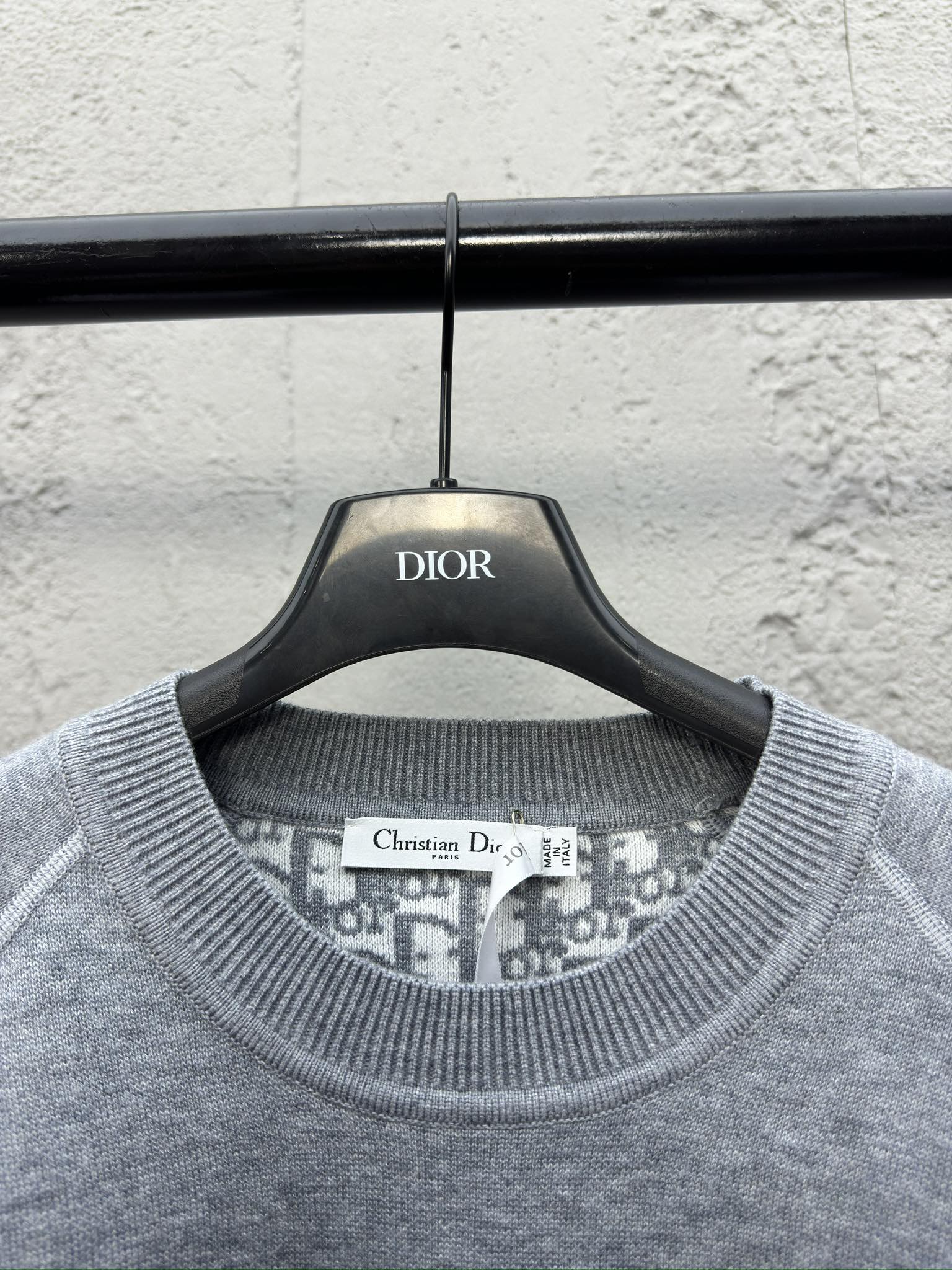 DIOR 双面提花针织羊绒毛衣 5