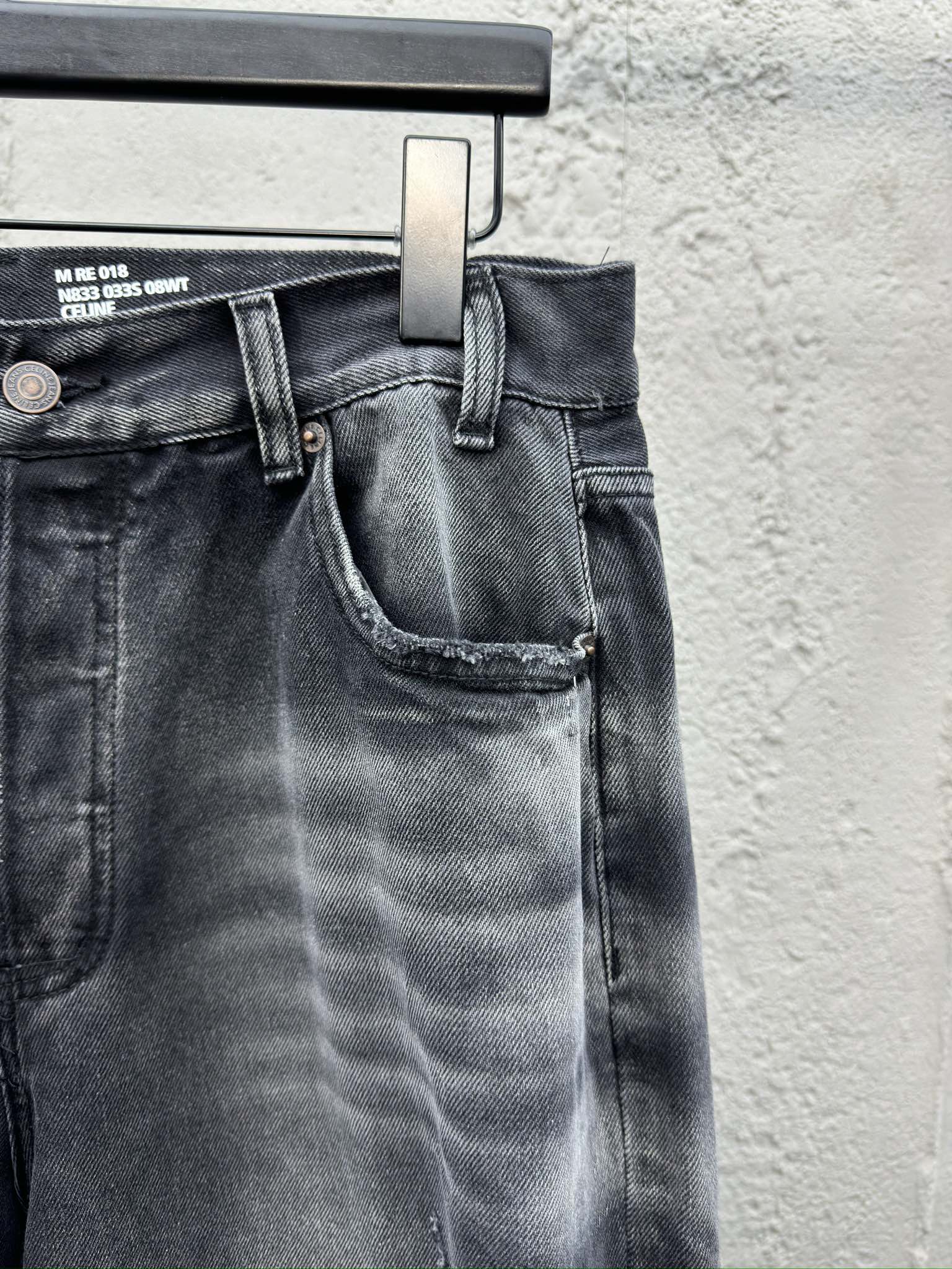 CELINE 牛王破坏牛仔裤 5