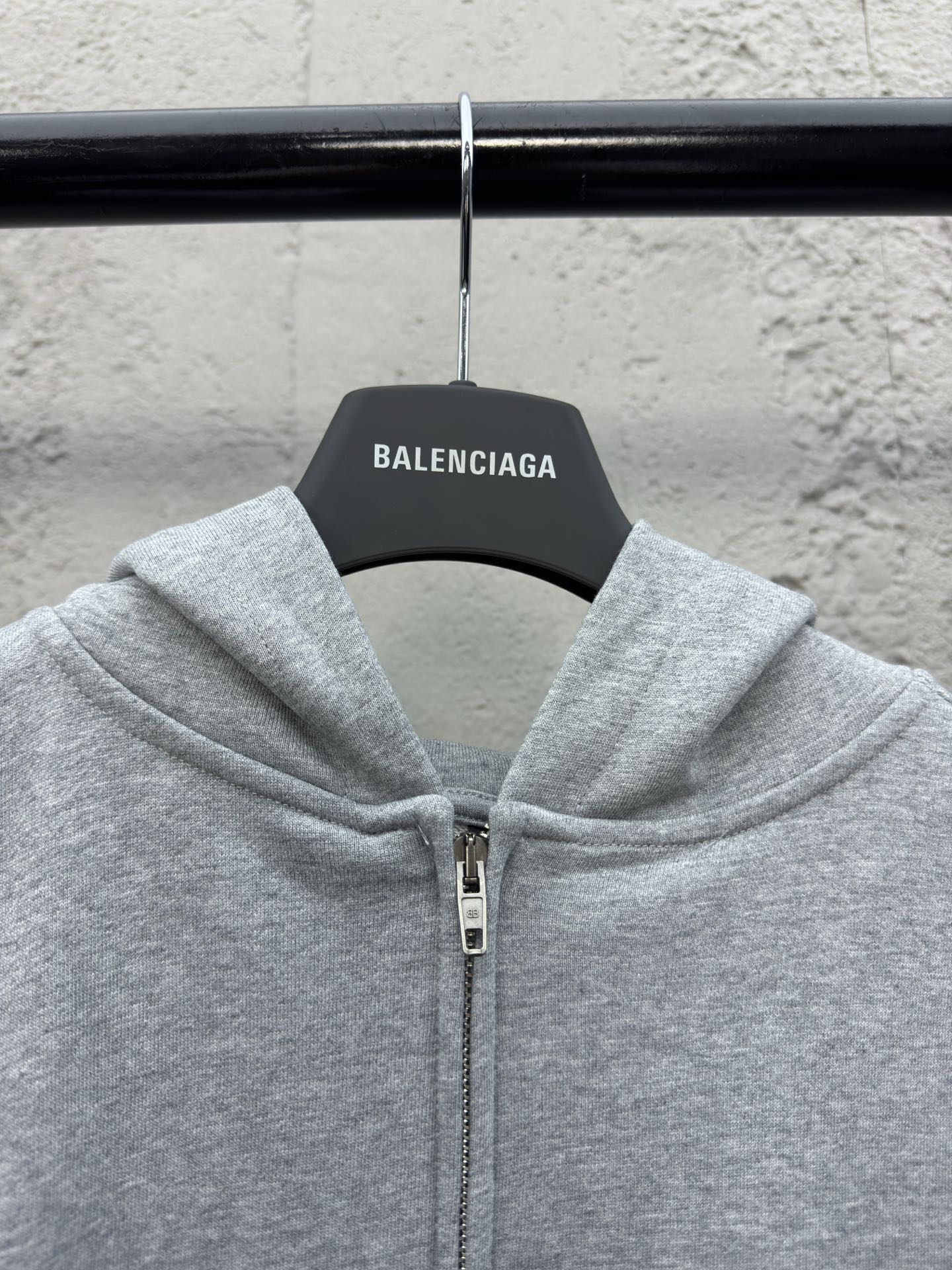 Balenciaga Double-Ring Zip-Up Hoodie Jacket - Bag 3