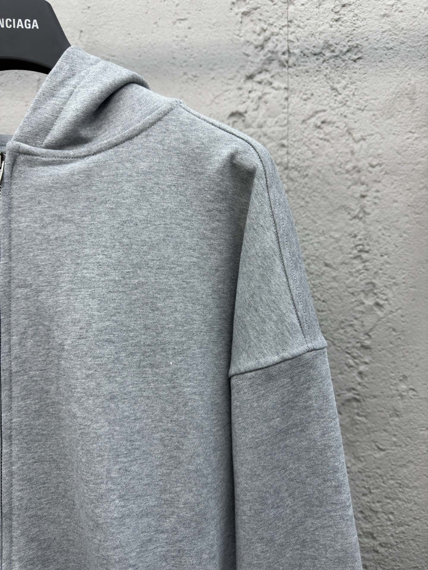 Balenciaga Double-Ring Zip-Up Hoodie Jacket - Bag 5