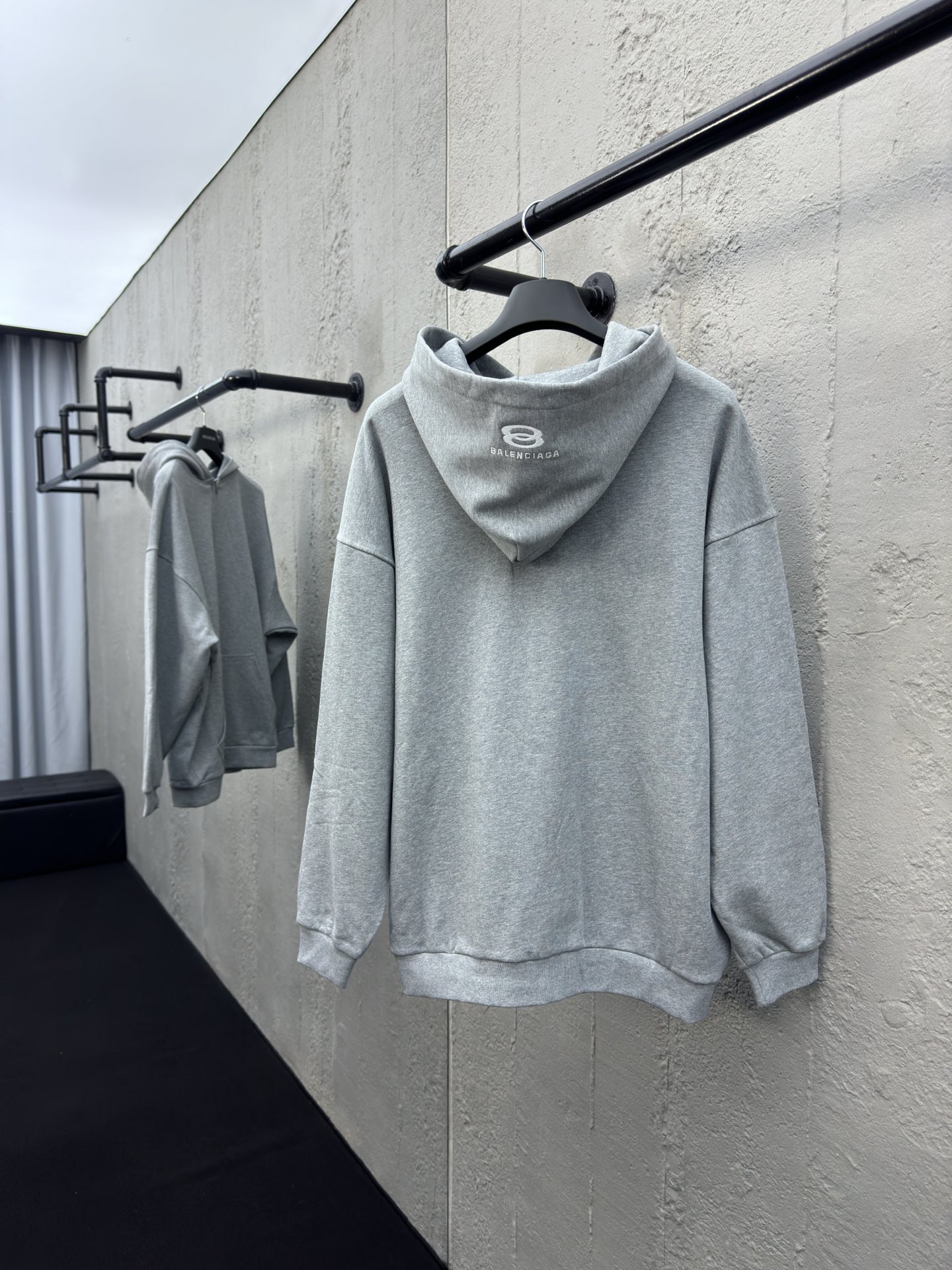 Balenciaga Double-Ring Zip-Up Hoodie Jacket - Bag 2