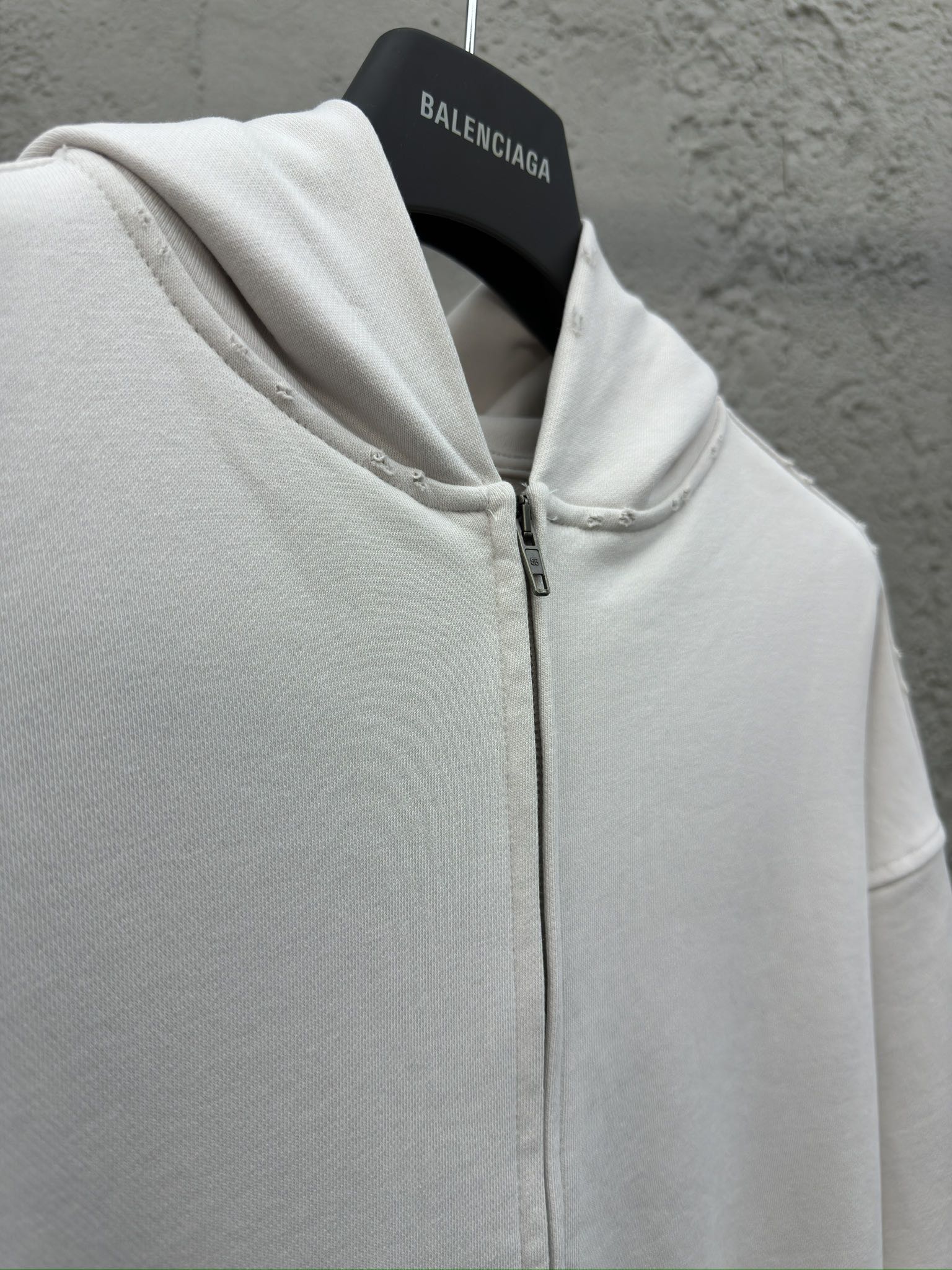 Balenciaga 模糊字母拉链帽衫外套 8