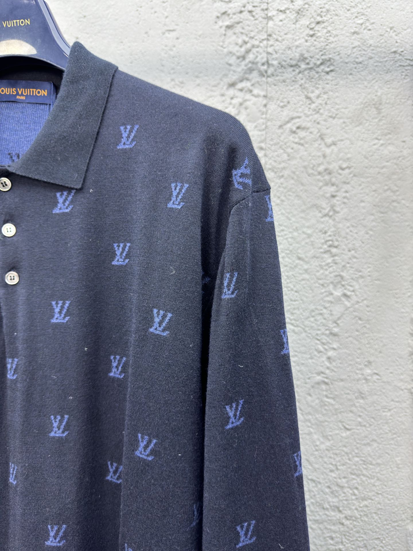 LOUIS VUITTON 提花满印针织POLO衫 5