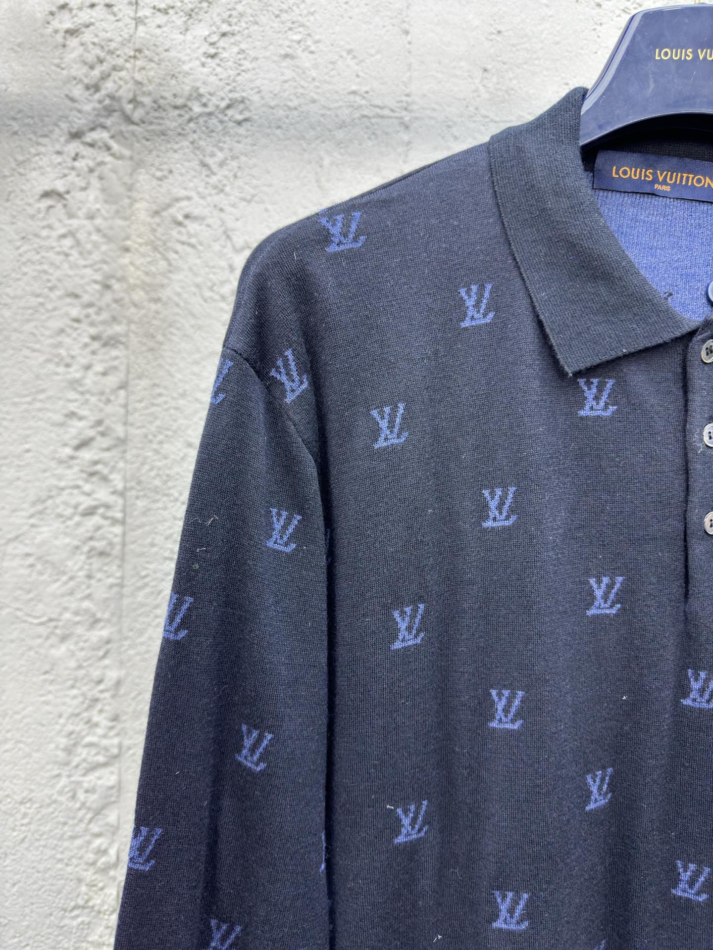 LOUIS VUITTON 提花满印针织POLO衫 4