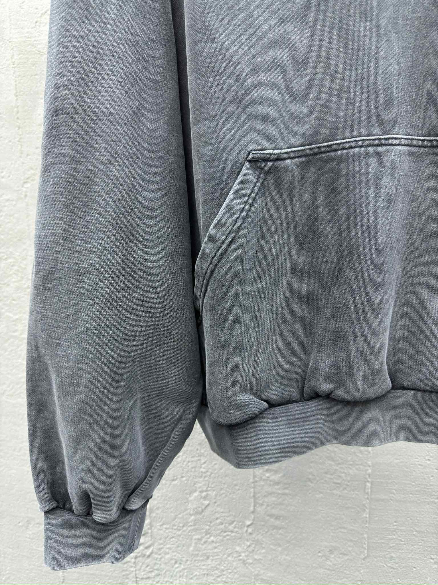 Balenciaga 纹裂开裂字母连帽卫衣 6