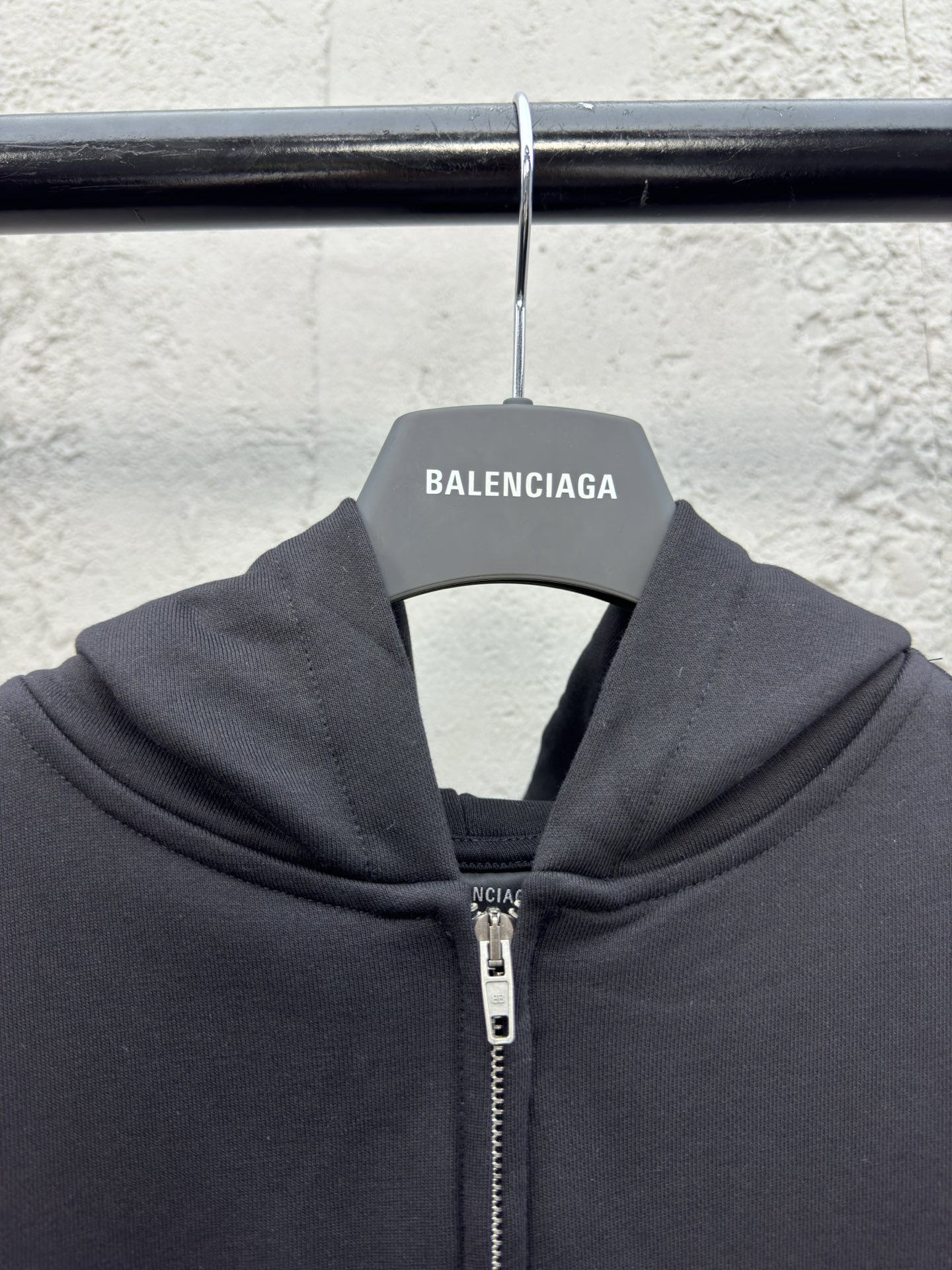 Balenciaga Double-Ring Zip-Up Hoodie Jacket - Bag 3