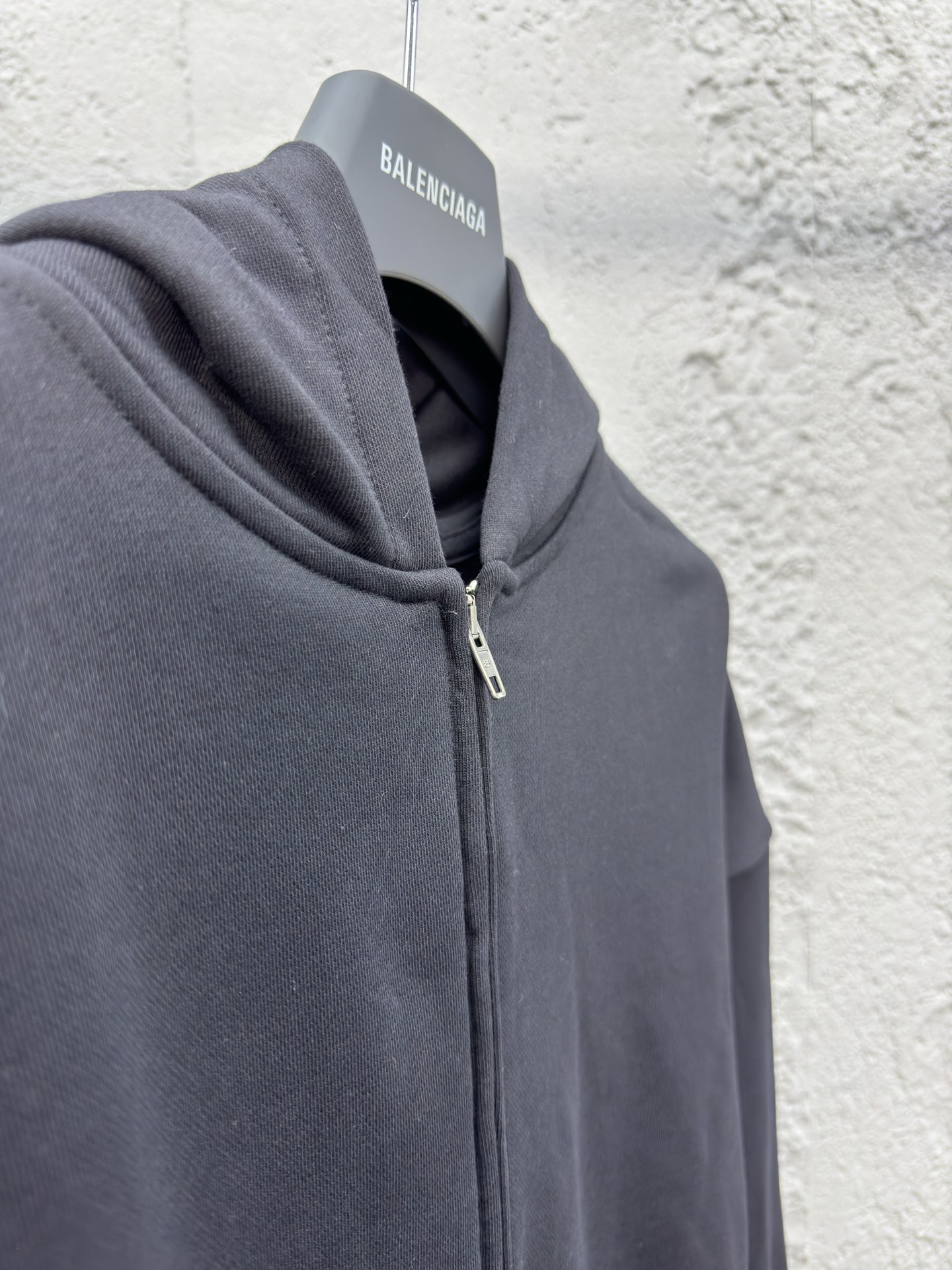 Balenciaga Double-Ring Zip-Up Hoodie Jacket - Bag 8