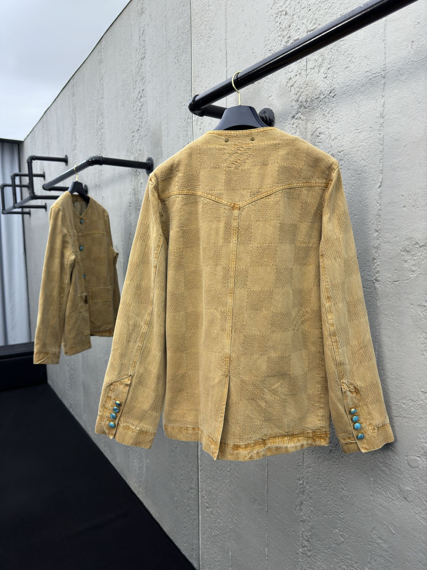 LOUIS VUITTON 复古棋盘格牛仔外套 2