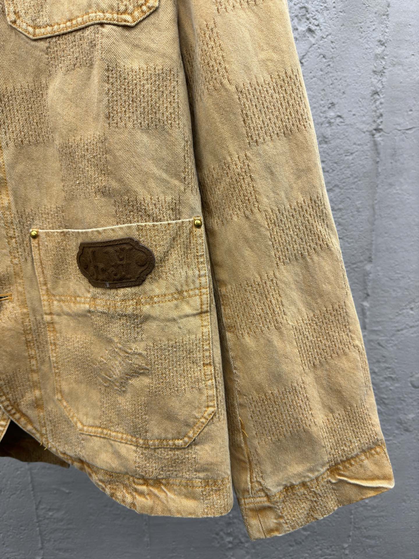 LOUIS VUITTON 复古棋盘格牛仔外套 7