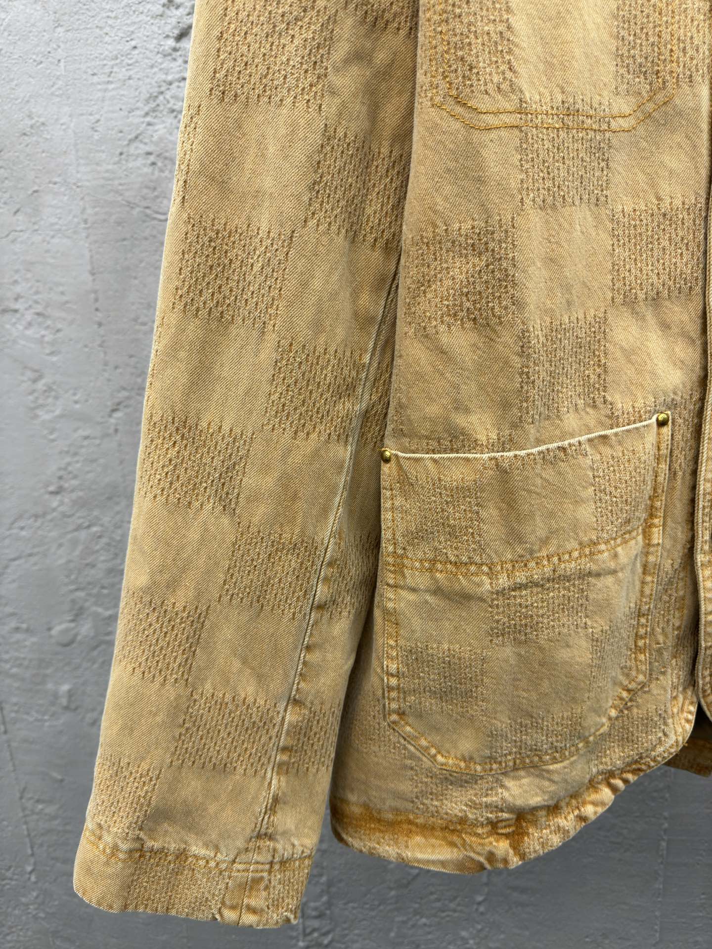 LOUIS VUITTON 复古棋盘格牛仔外套 6