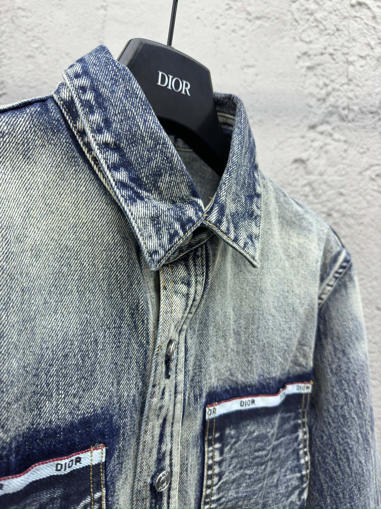 DIOR 水洗做旧牛仔外套 8