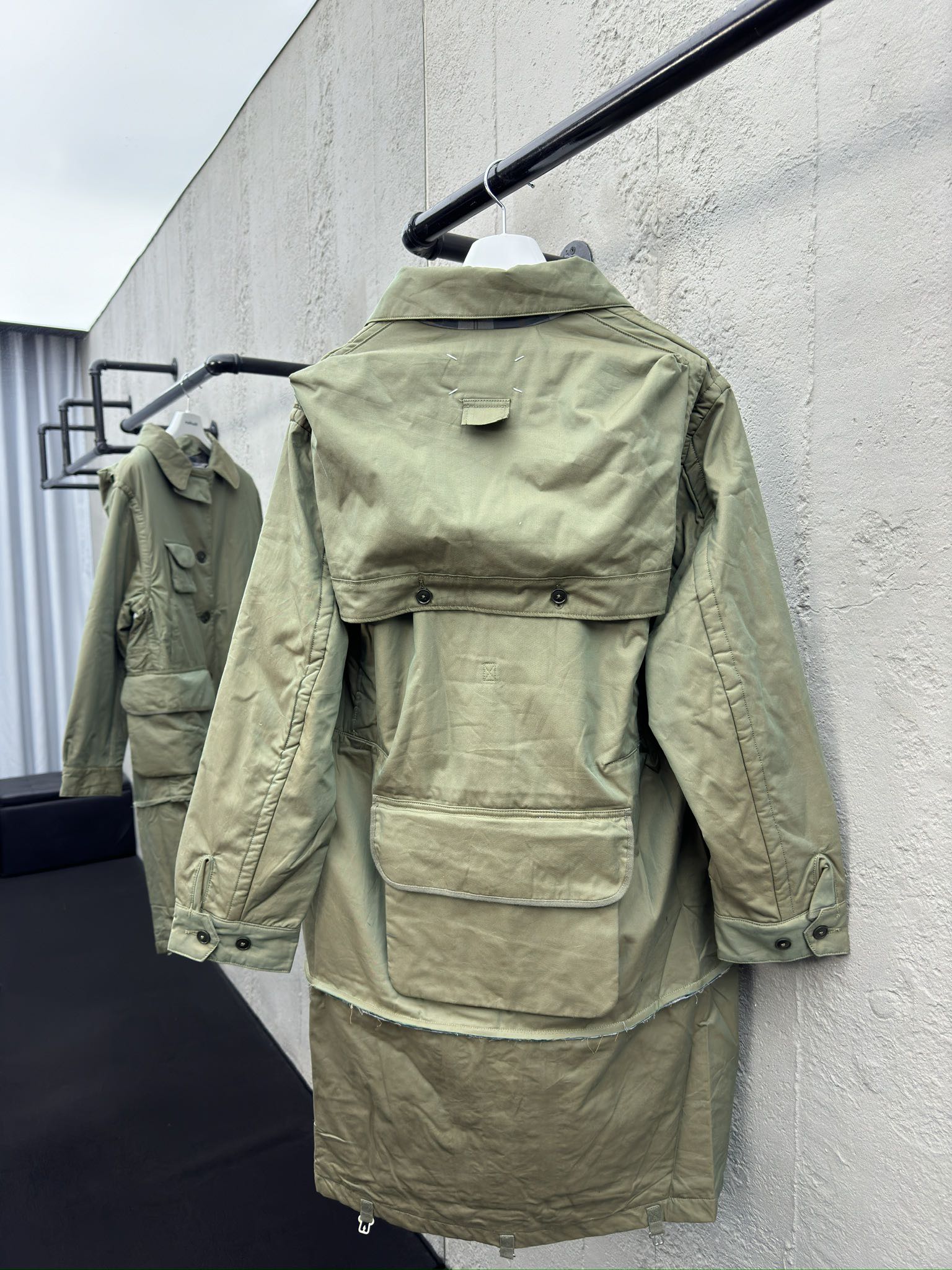 Maison Margiela 双面拼接工装夹克 4