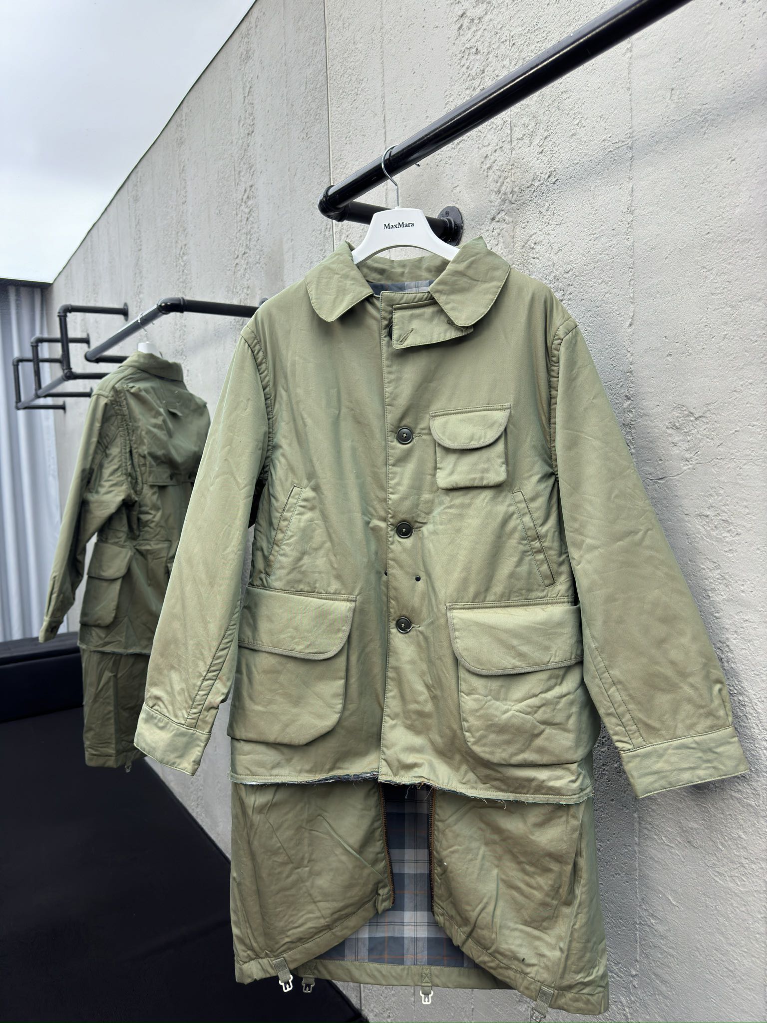 Maison Margiela 双面拼接工装夹克 3
