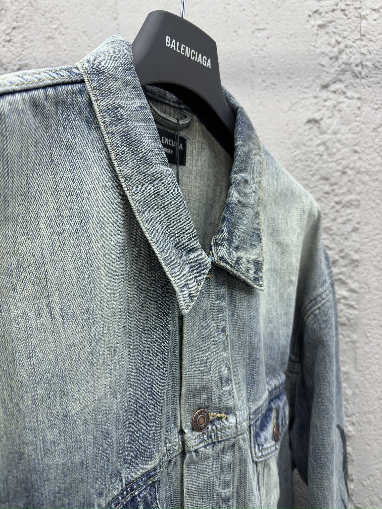 Balenciaga 手绘涂鸦牛仔外套 8