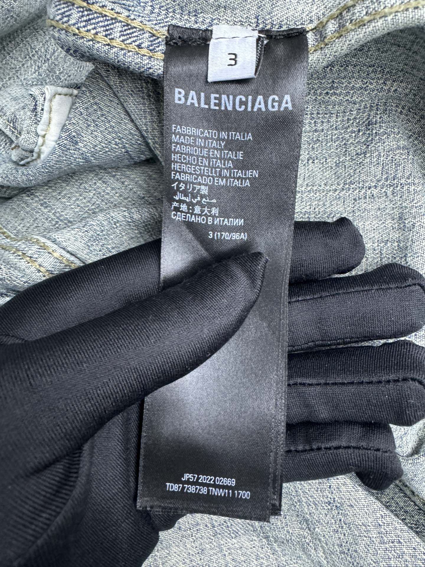 Balenciaga 手绘涂鸦牛仔外套 9