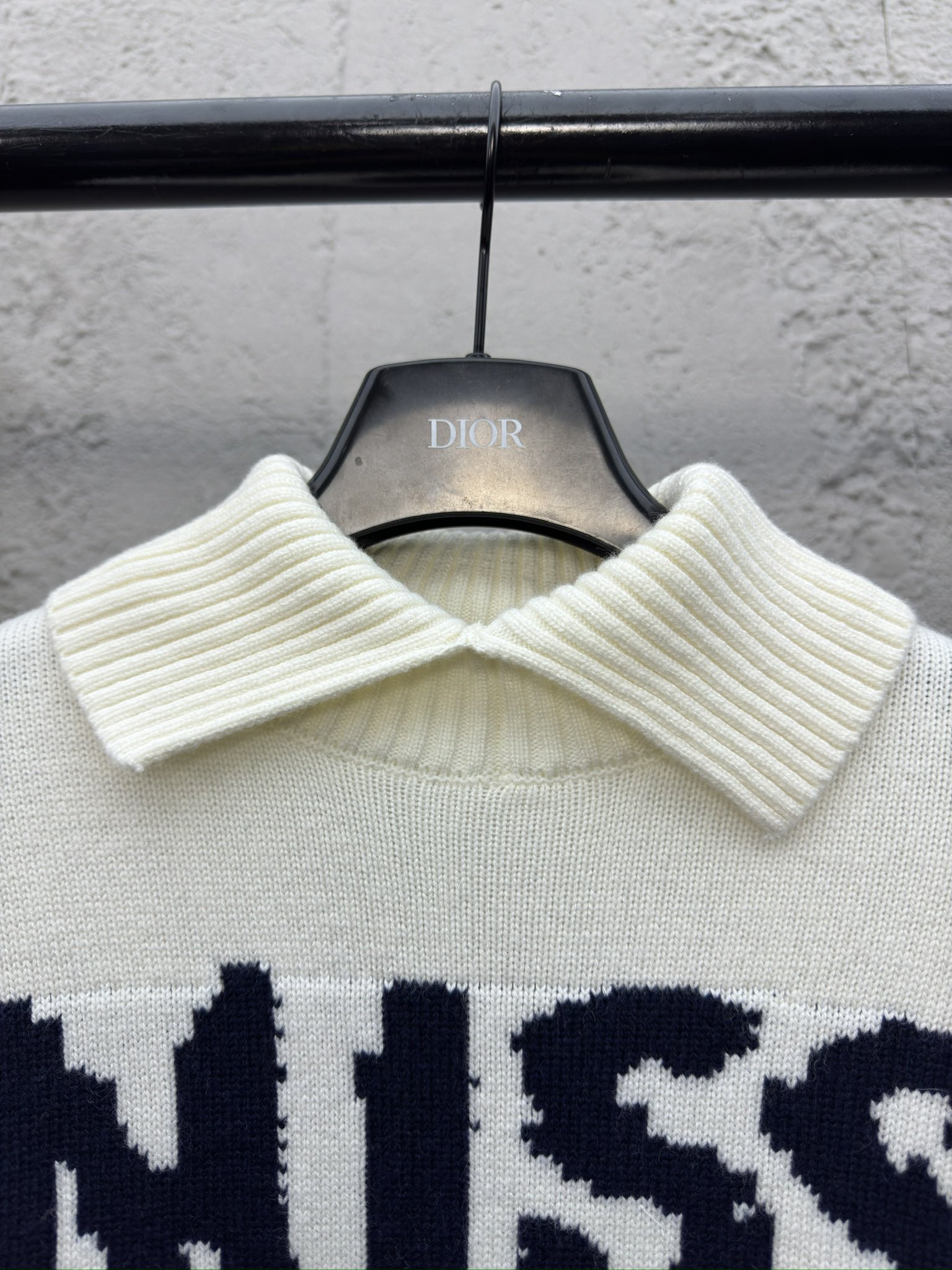DIOR 羊毛翻领毛衣 3