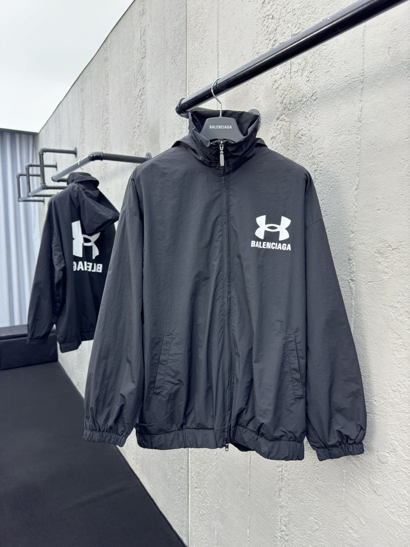 Balenciaga x Under Armour Printed Logo Jacket - Clothes