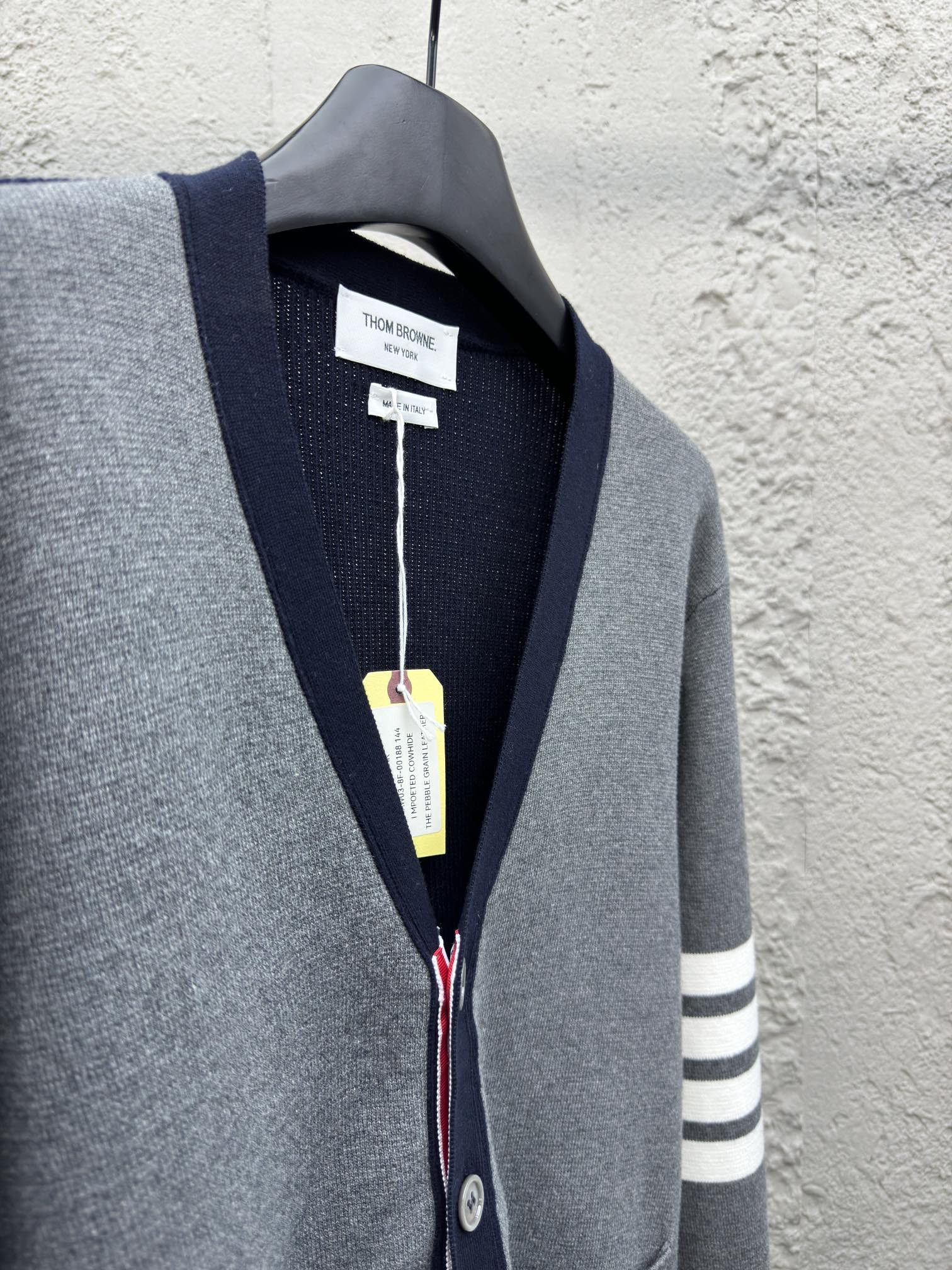 THOM BROWNE 拼接四杠开衫 8