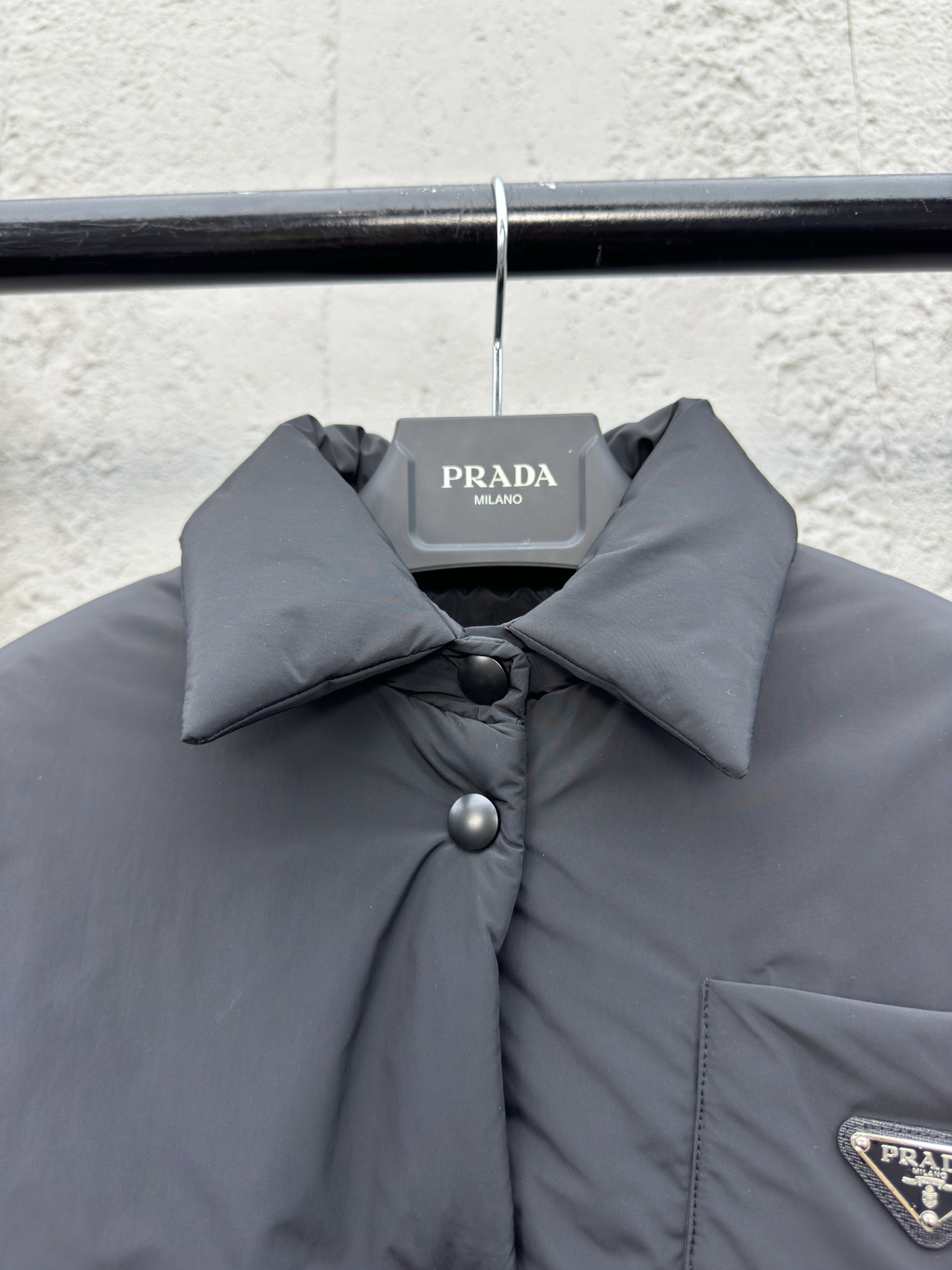 PRADA 三角标口袋棉服外套 3