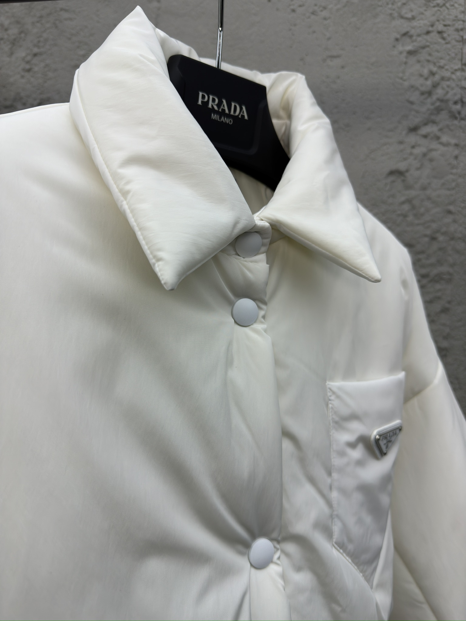 PRADA 三角标口袋棉服外套 8