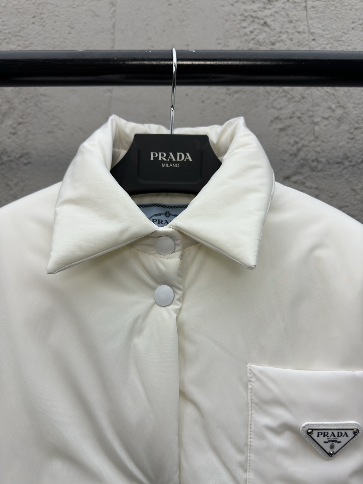 PRADA 三角标口袋棉服外套 3