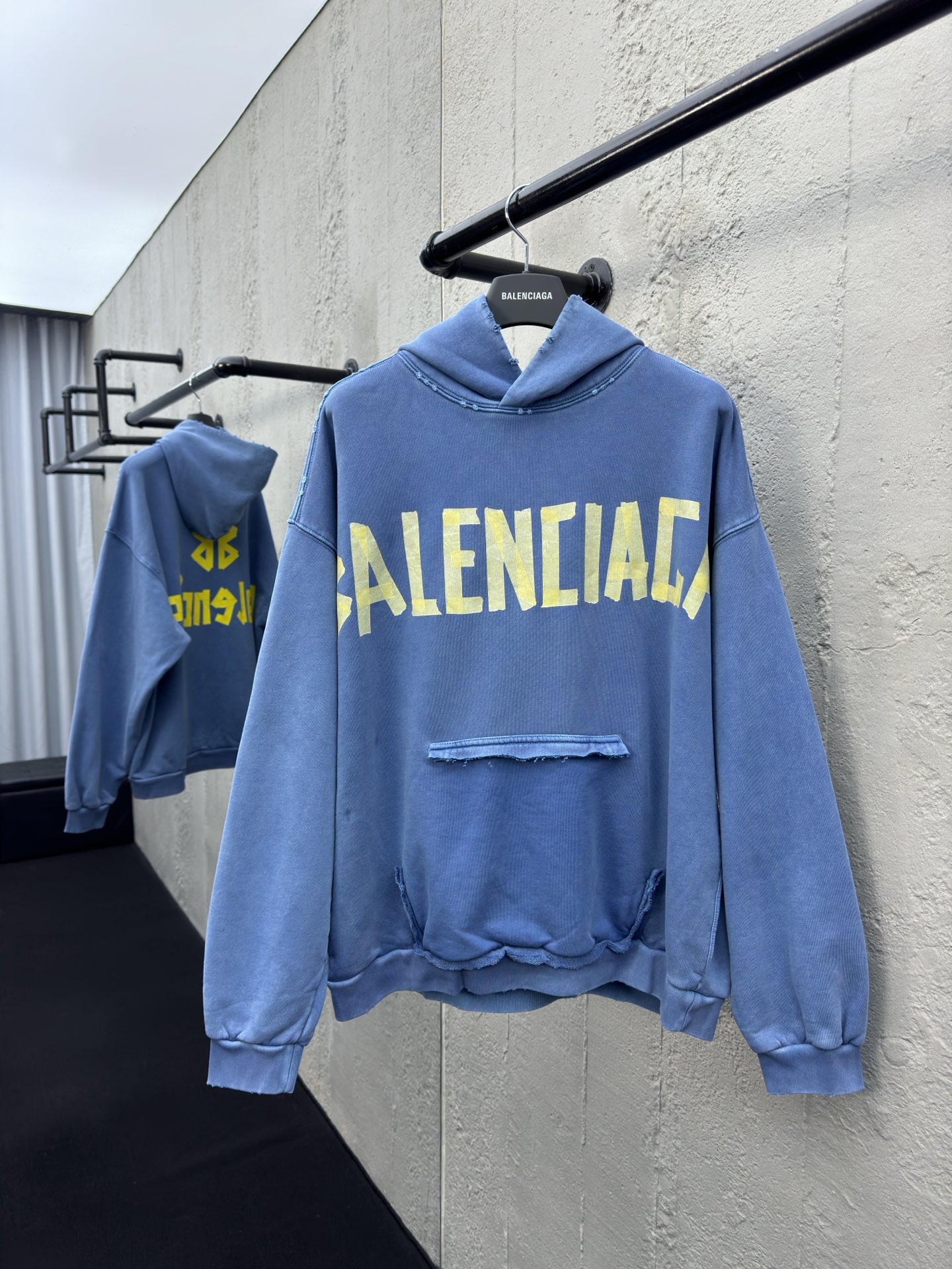 Balenciaga Masking Tape Hoodie - Clothes