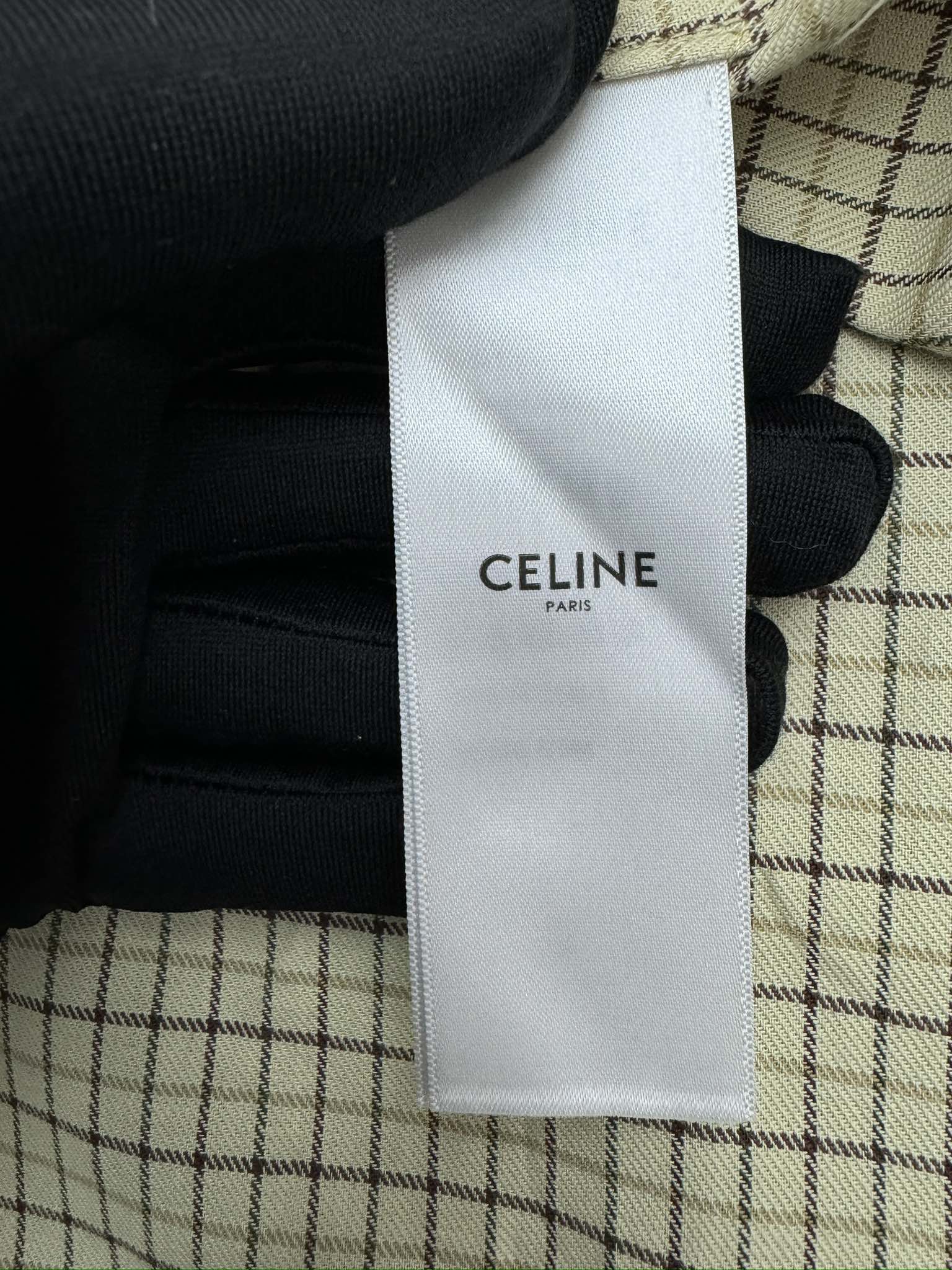CELINE 塔特萨尔格纹衬衫 9