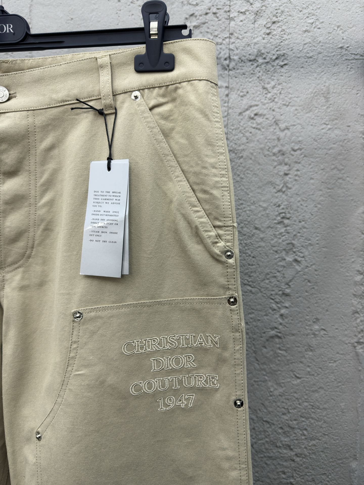 DIOR 刺绣牛仔长裤 5