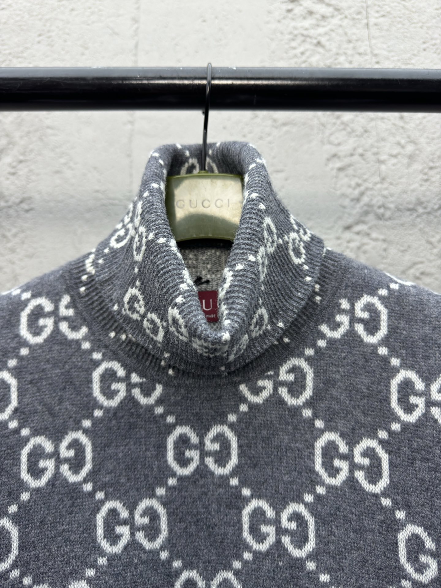 GUCCI 渐变印花高领毛衣 3