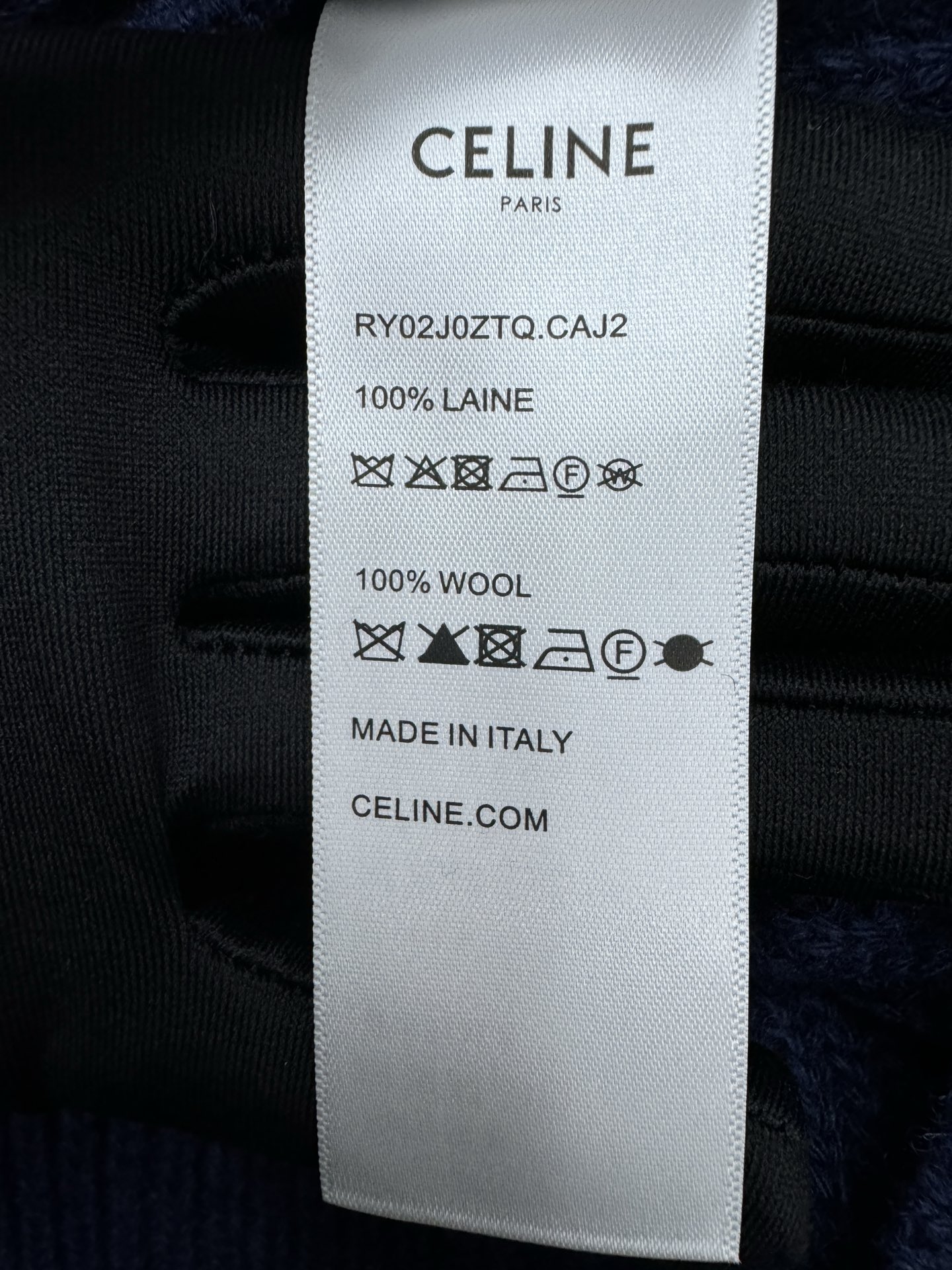CELINE 粗针边线绣花毛衣 9