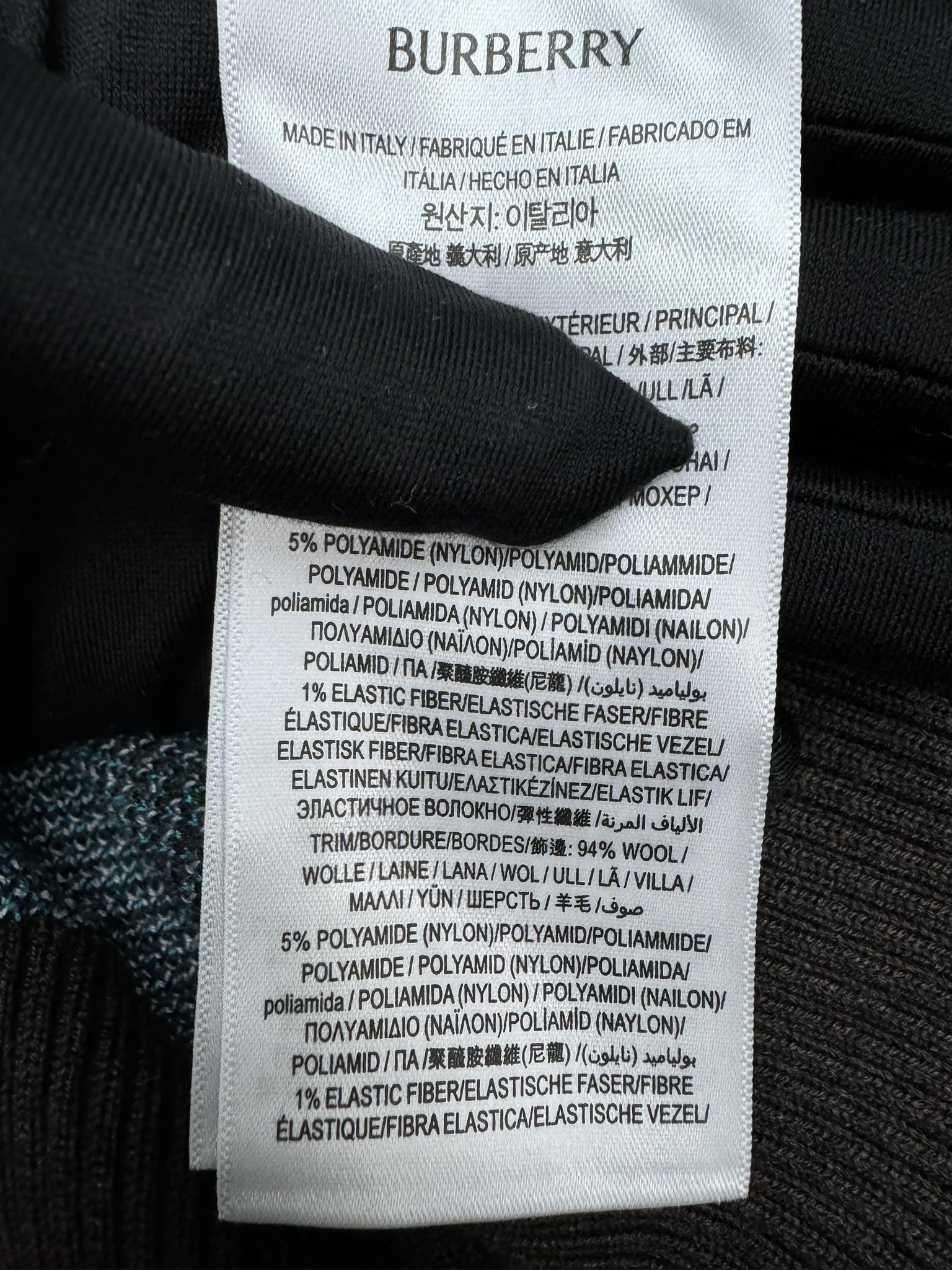 BURBERRY 经典斜纹毛织毛衣 9
