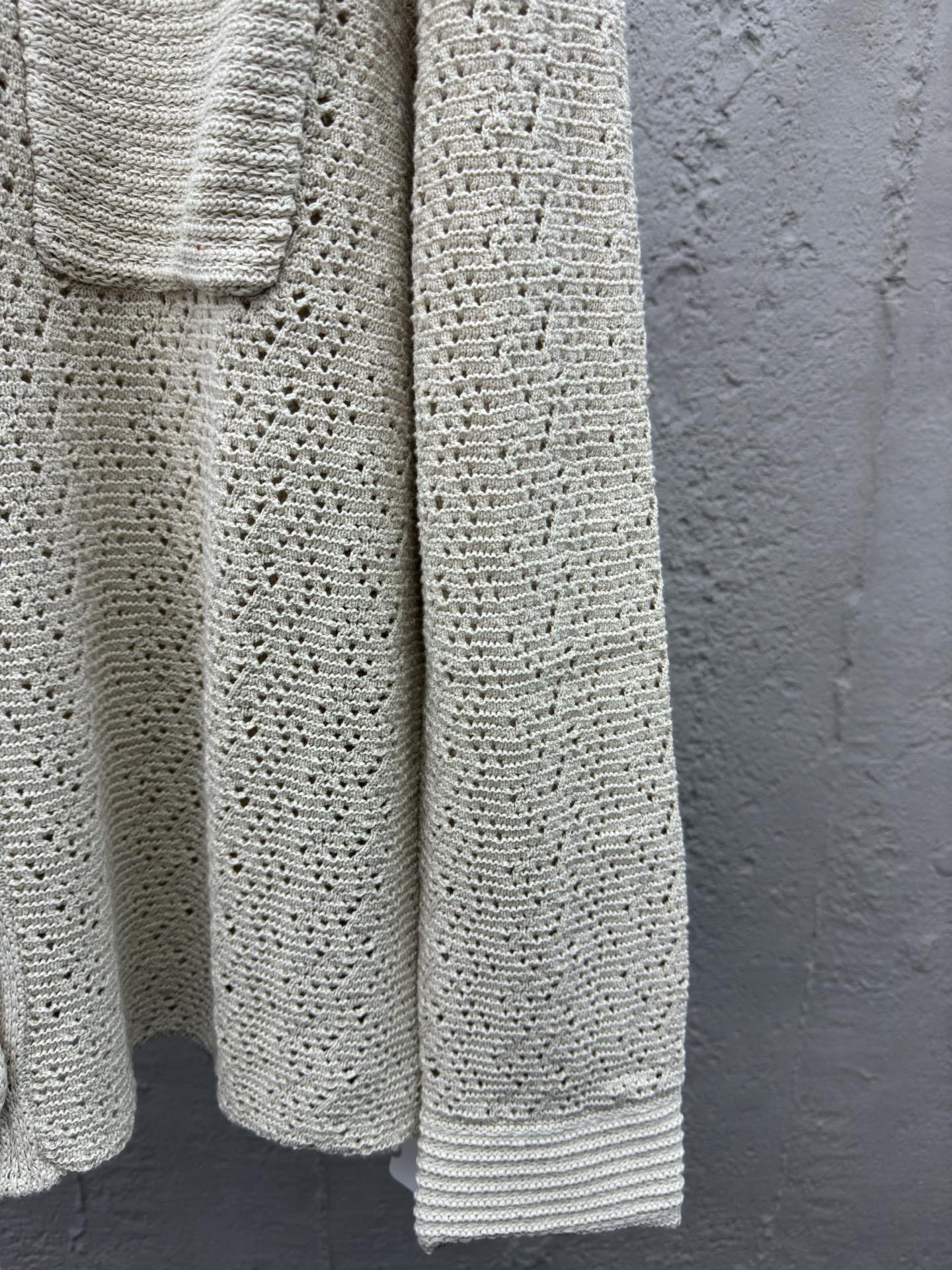 BOTTEGA VENETA 镂空纽扣针织开衫 7