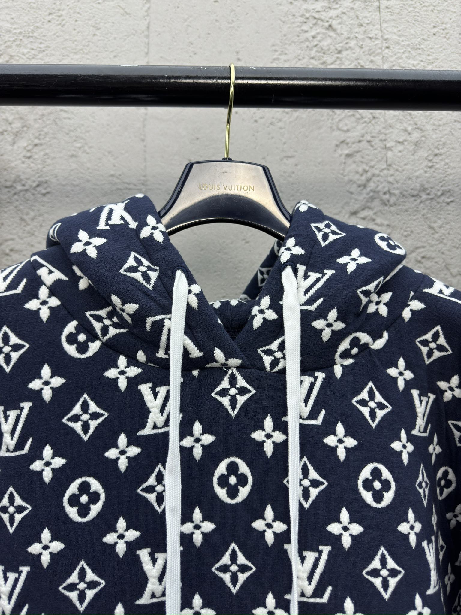 LOUIS VUITTON 提花羊毛满印帽衫 3