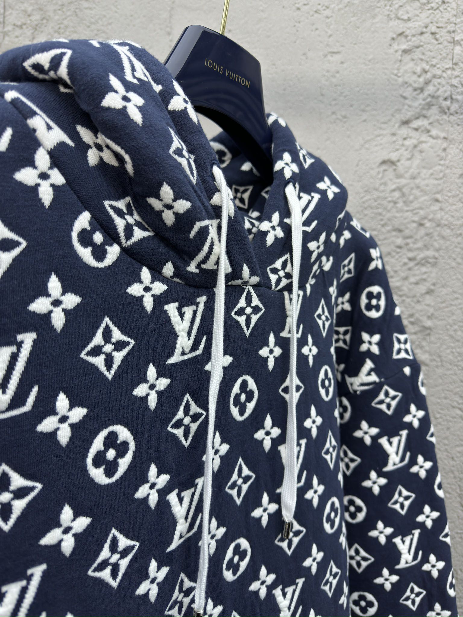 LOUIS VUITTON 提花羊毛满印帽衫 8