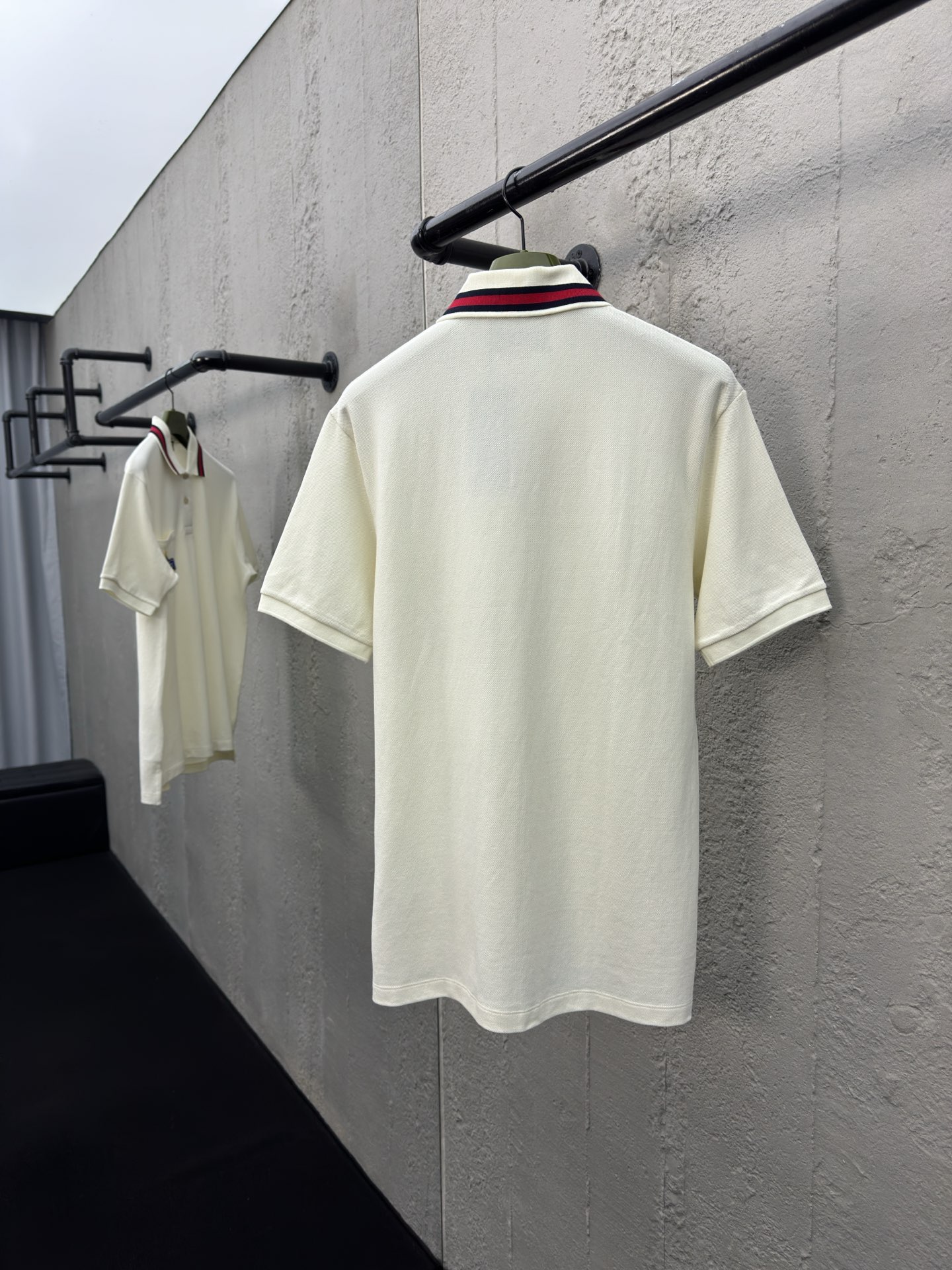 GUCCI GG绣花字母POLO衫 2