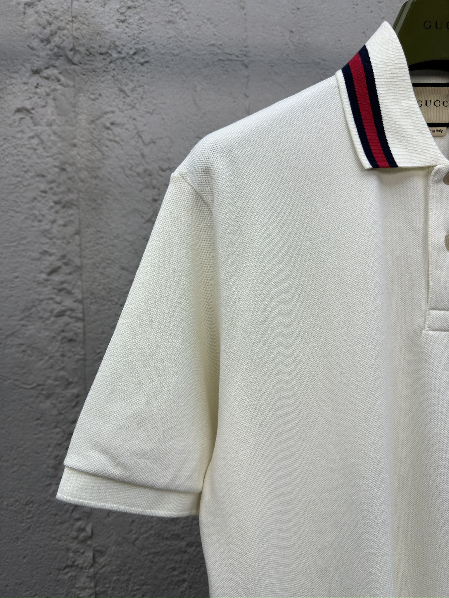 GUCCI GG绣花字母POLO衫 4