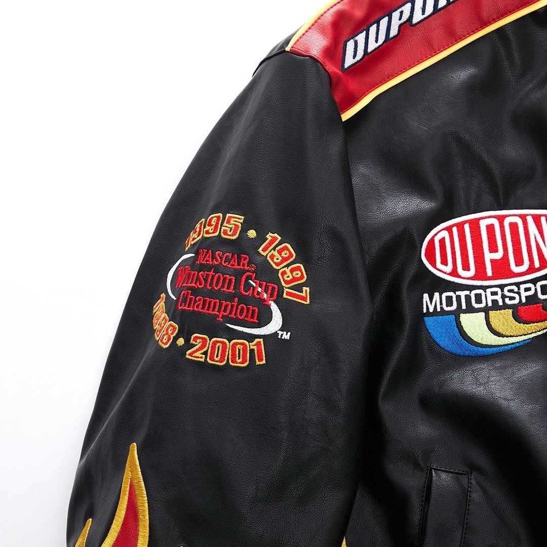 Trendy Racing and Vintage Jackets in Various Sizes with Intricate Details and Embroidery. - 图片 7