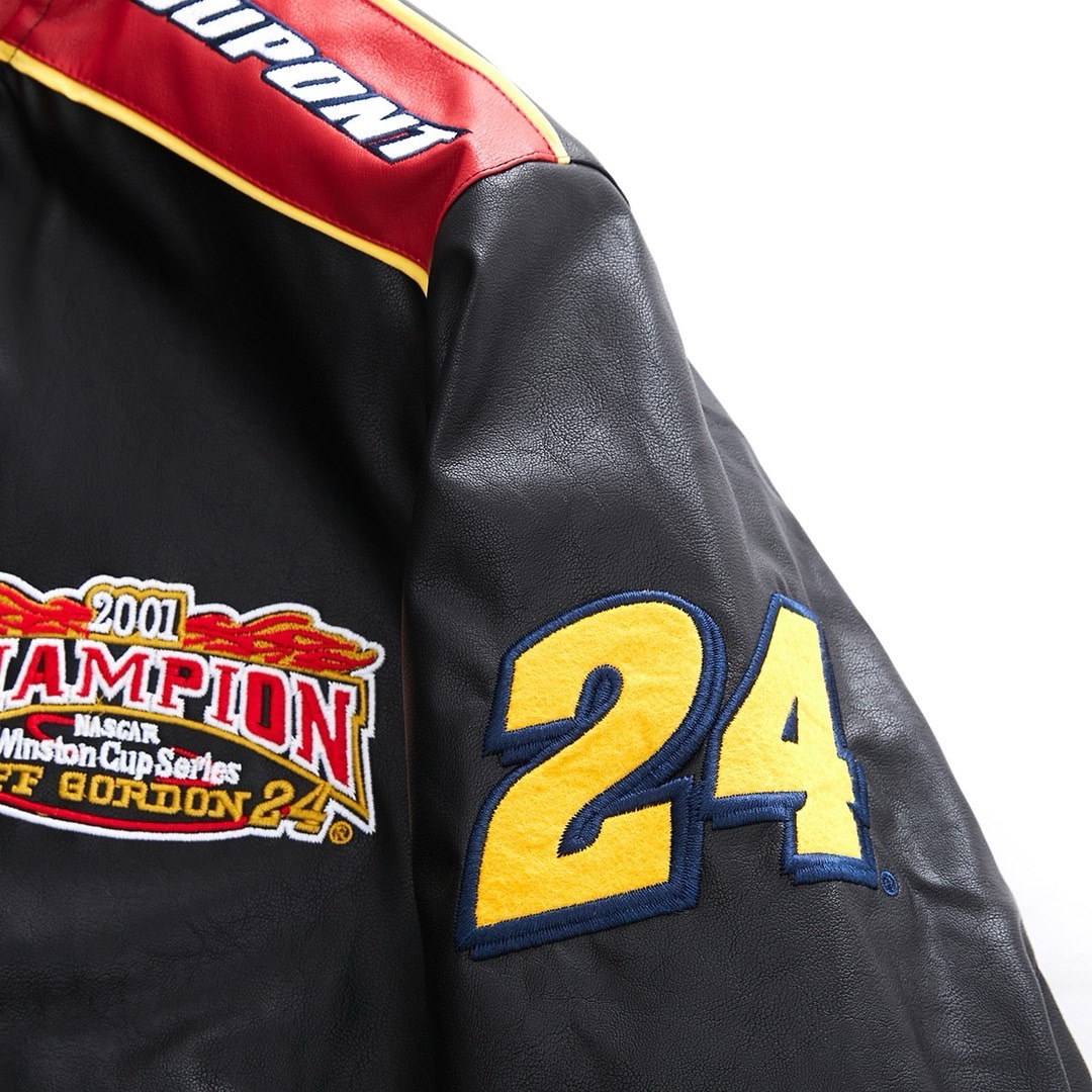 Trendy Racing and Vintage Jackets in Various Sizes with Intricate Details and Embroidery. - 图片 6