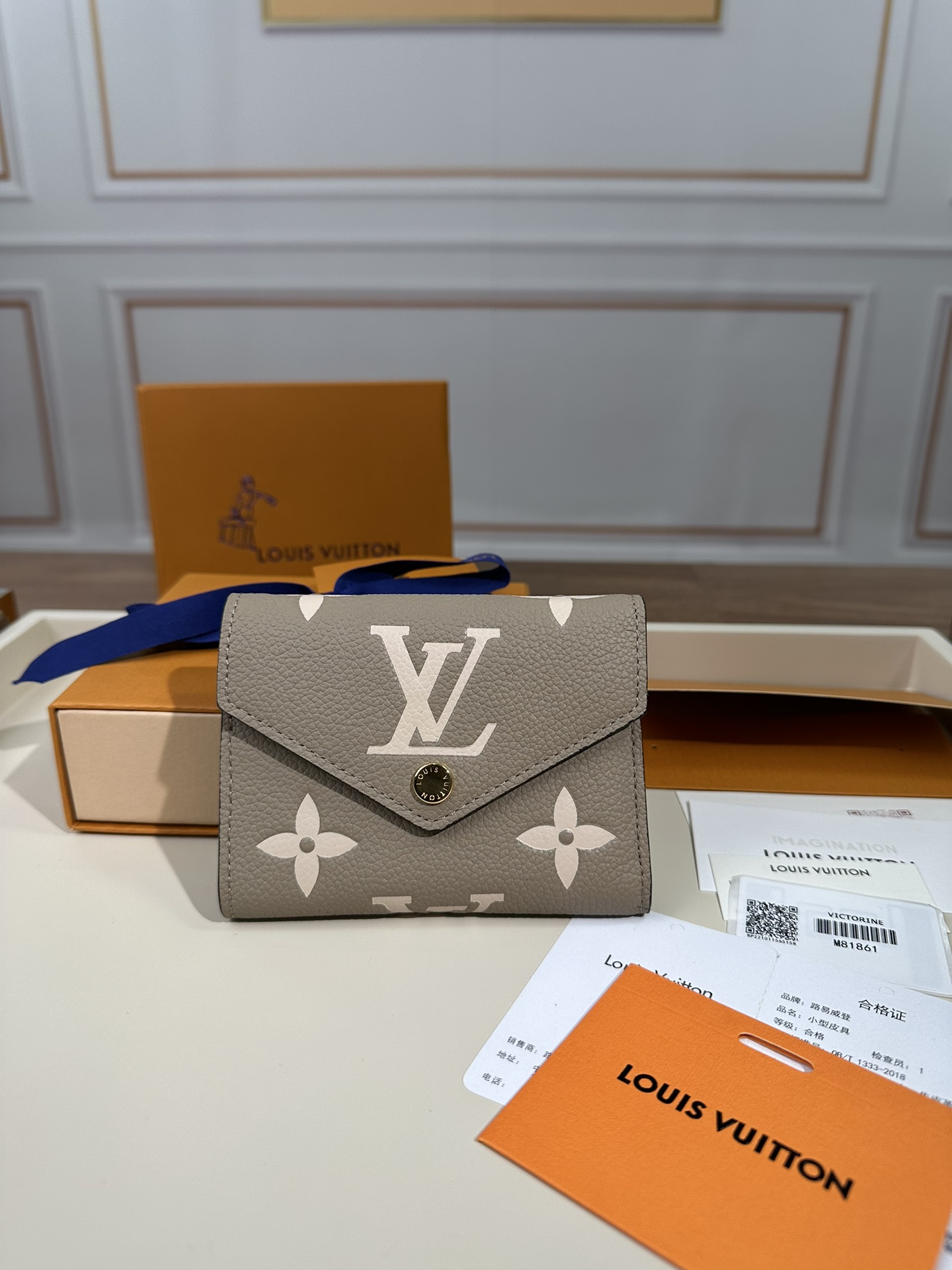 Louis Vuitton Geldbörse Hochwertige Designer -Replik
 Empreinte​ Rindsleder M81861