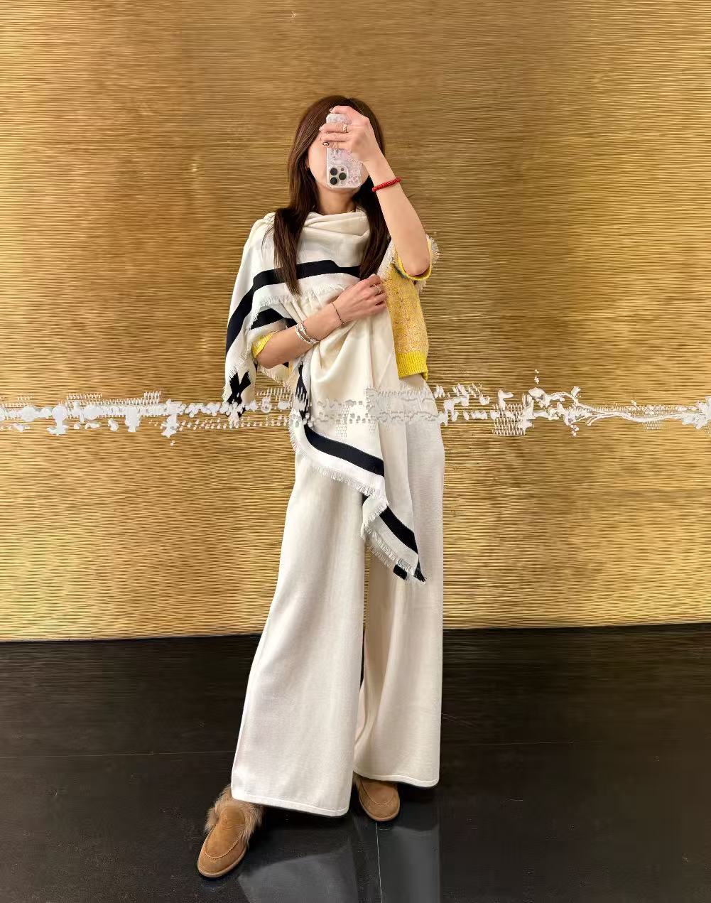 💟高端品质到货💕上新🆕Chanel 26S 重工色织黑边，经典黑白交织，亲肤透气，四季可用，尤其适合夏季
