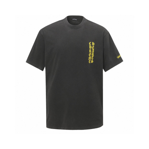 Chrome Hearts Camiseta Lavada con Logo Sánscrito - Comodidad y Estilo Diario 15 Chrome Hearts Camiseta Lavada con Logo Sánscrito – Comodidad y Estilo Diario