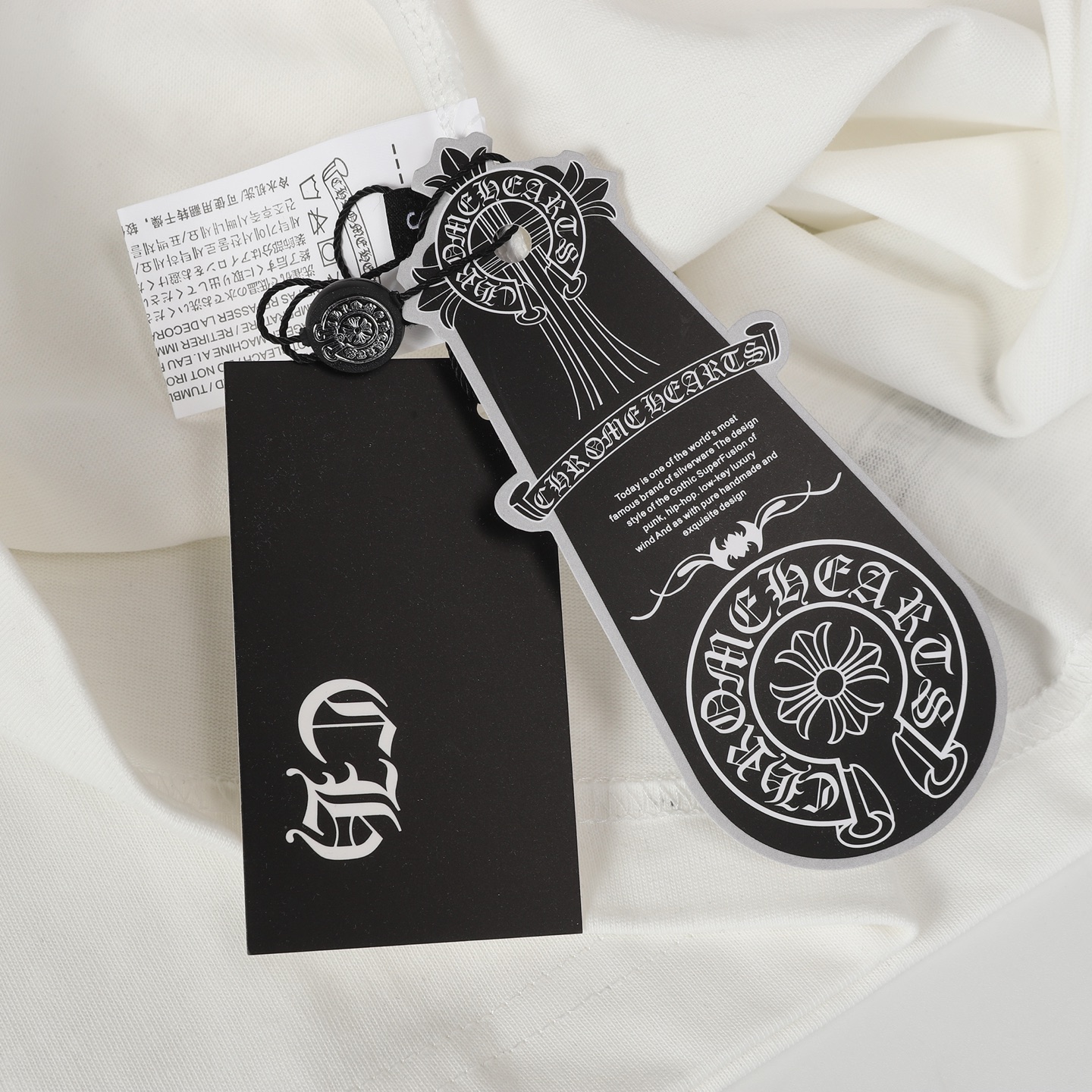 Chrome Hearts Come hearts/克罗心涂鸦字母限定梵文印花长袖