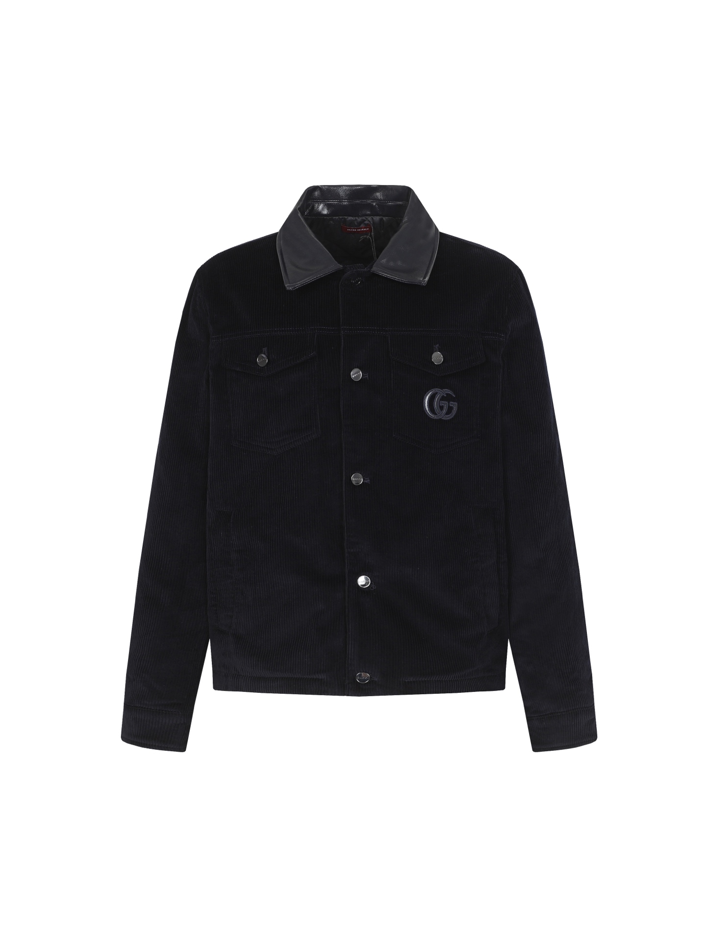 Guccl/Gucci Nuevo para otoño-invierno 25: chaqueta bordada con solapa de piel, tejido de pana importado, forro interior…