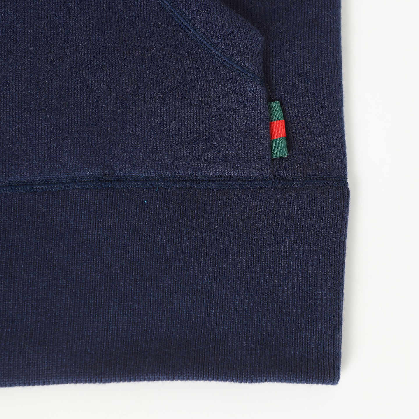 Gucci Men's Navy Blue Knit Jersey Zip-Up Hoodie with GG Pattern Lining 8 i1758392476430 2796 0 6