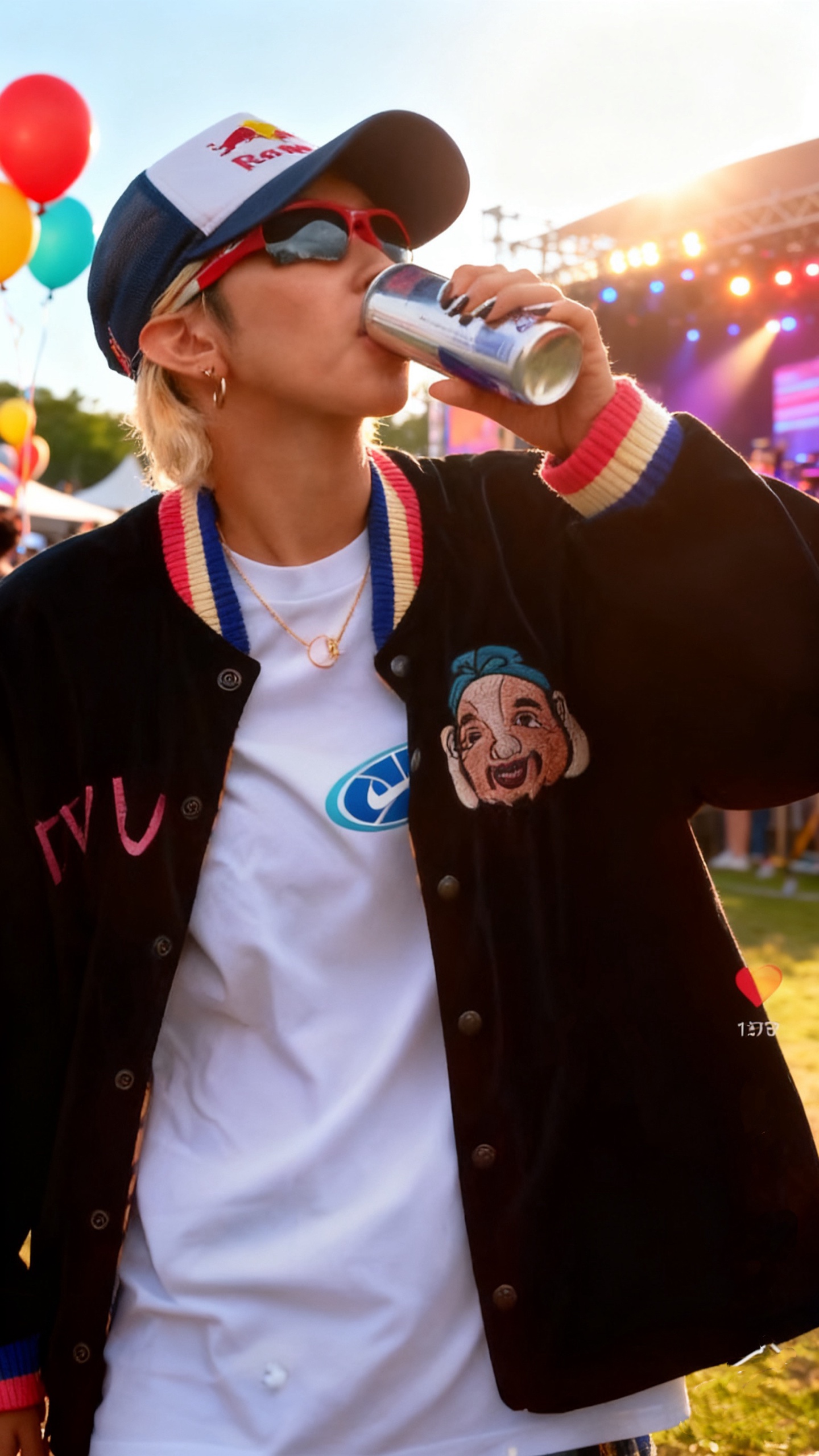 💰235 EVISU福神 25秋冬夹克丝绒外套棒球服刺绣佛头字母 货号:2EAHTM1JK988XXNQ 面料:丝绒 工艺:刺绣 国内无售! 佛头刺绣棒球服,嘻哈风拉满!彩虹色领口超吸睛,佛头刺绣潮酷又有范儿,上身秒变街头焦点 福神已经绝版的一款可收藏,清新三色罗文配色,粉色刺绣经典logo,天蓝色帽子佛头刺绣 尺码m~xxl M码 胸围116 衣长68 肩宽54 L码胸围120 衣长70 肩宽56 XL码胸围124 衣长72 肩宽58 XXL码胸围128 衣长73 肩宽60