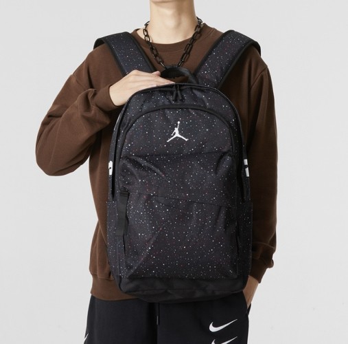 Air Jordan Classic Black Backpack with Galaxy Star Design - Spacious & Durable 1 Air Jordan Classic Black Backpack with Galaxy Star Design - Spacious & Durable