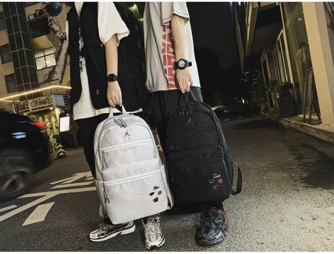 Air Jordan Crack Pattern Classic Trendy Casual Backpack - Stylish & Functional 1 Air Jordan Crack Pattern Classic Trendy Casual Backpack - Stylish & Functional